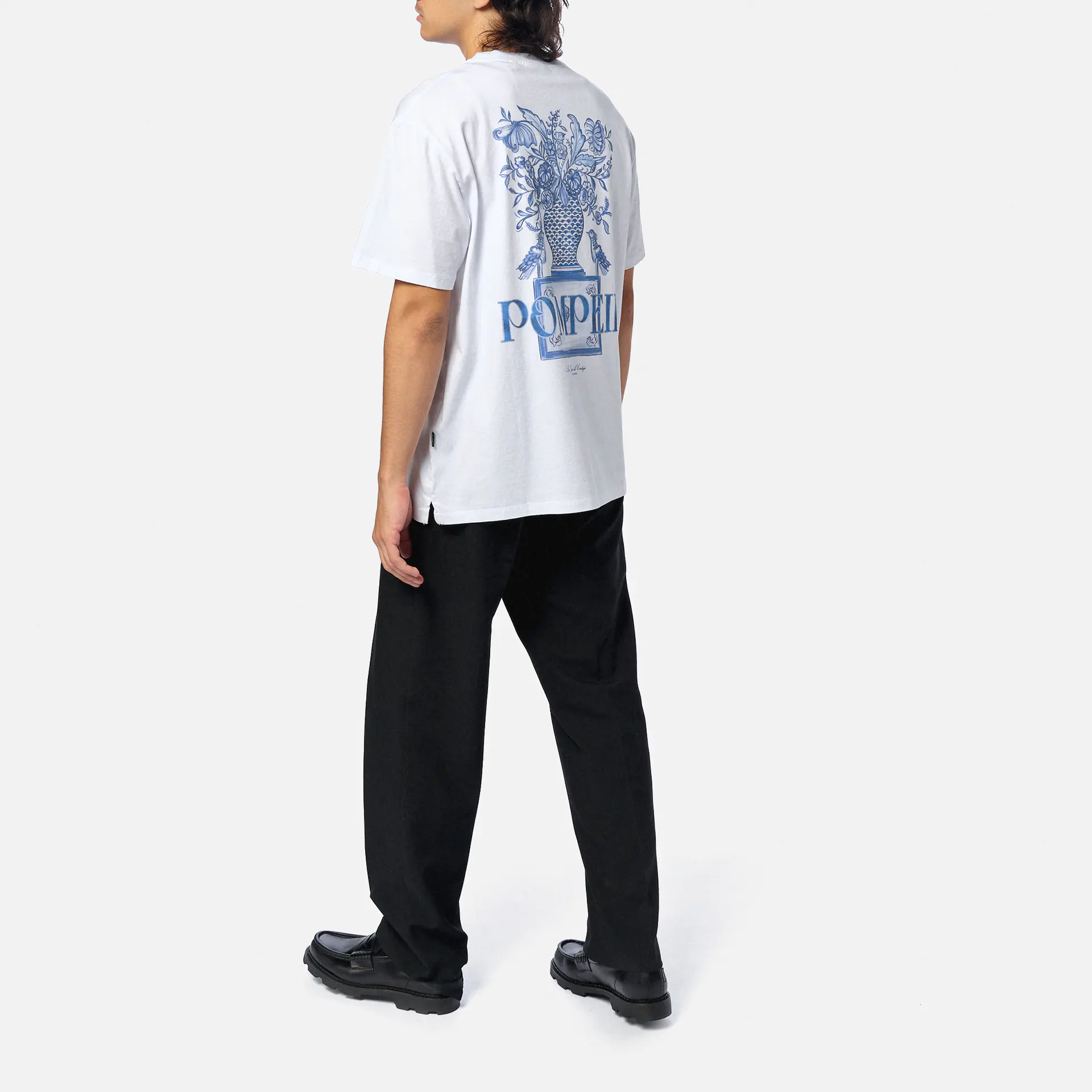 POMPEII Costa Del Sol Relaxed Fit T-Shirt White