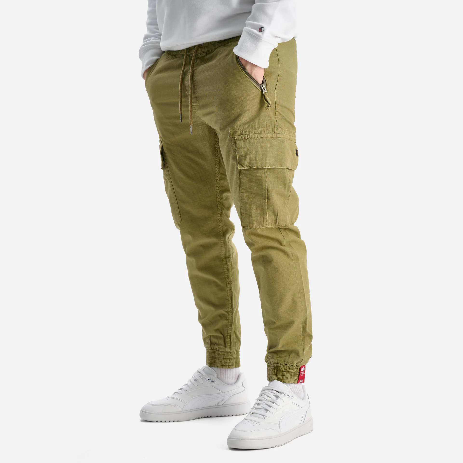 Alpha Industries Ripstop Cargo Pants Light Olive