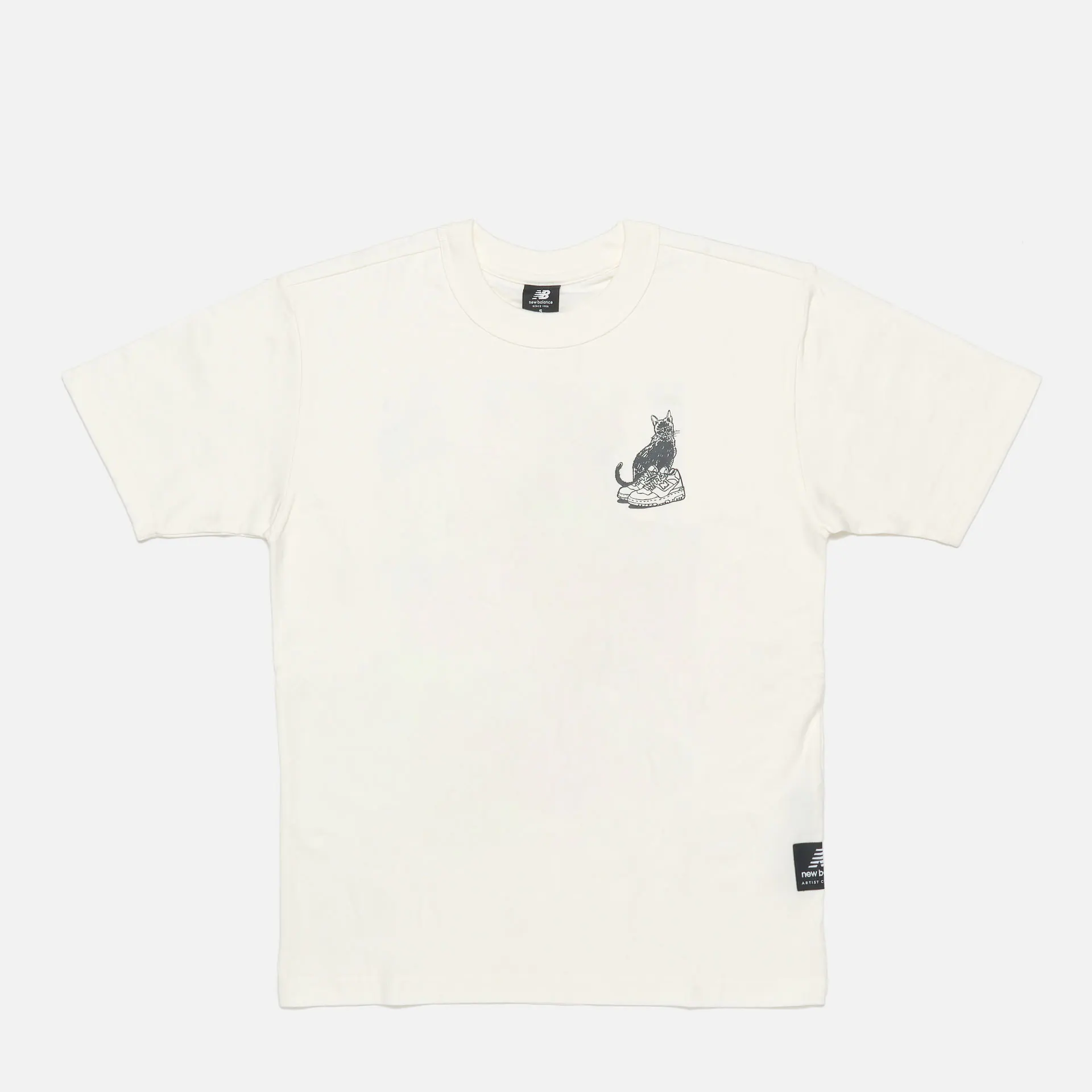 New Balance Athletics Engy Saint Ange T-Shirt Black Sea Salt