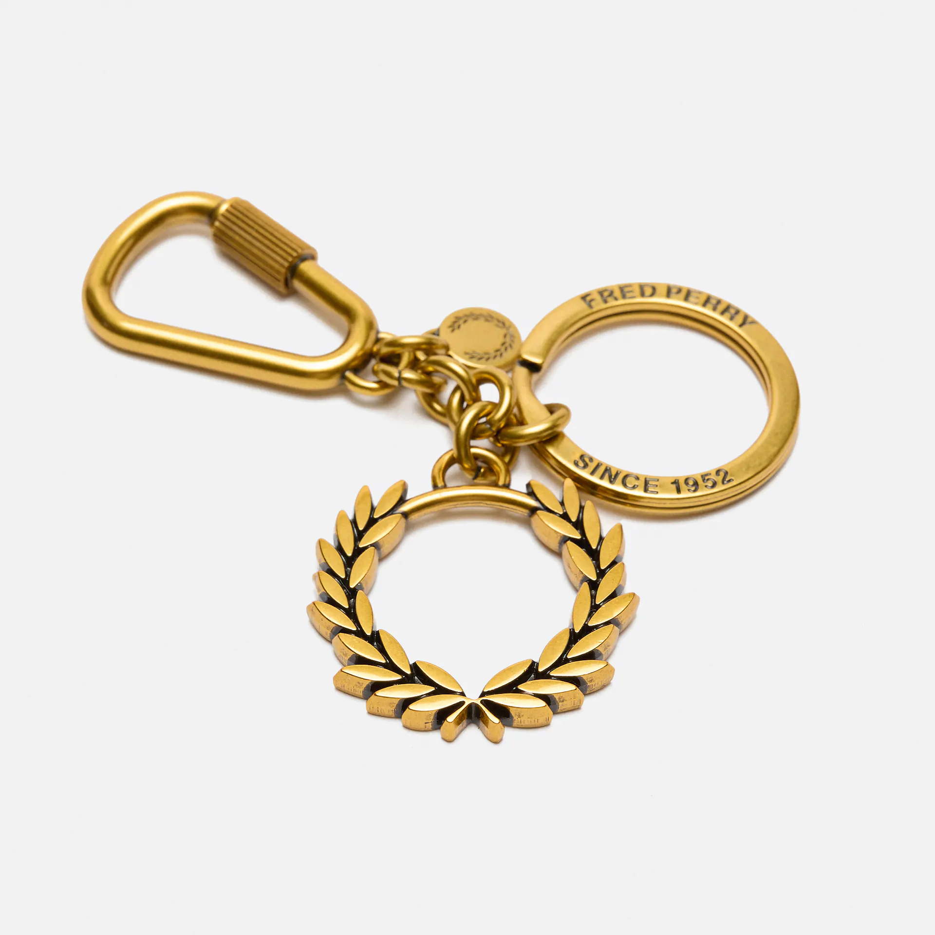 Fred Perry Laurel Wreath Keyring Gold