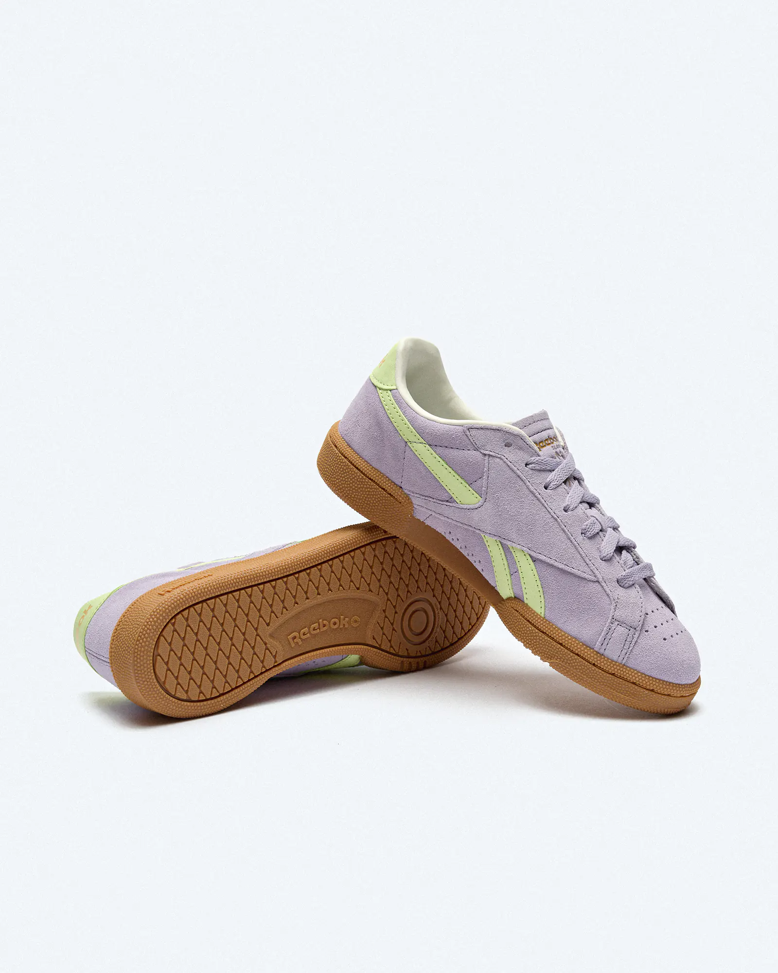 Reebok Club C Grounds UK Sneaker Dusk Purple/Astro Lime/Gum Reebok Club C Grounds UK Sneaker Dusk Purple/Astro Lime/Gum