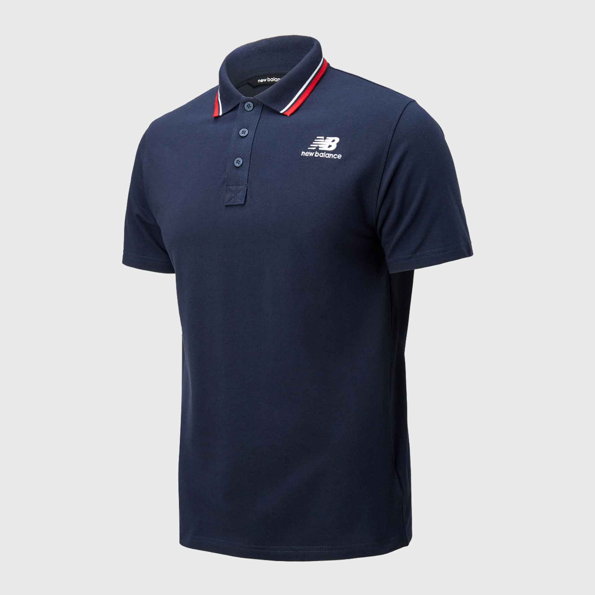 New Balance Classic Short Sleeve Polo Navy