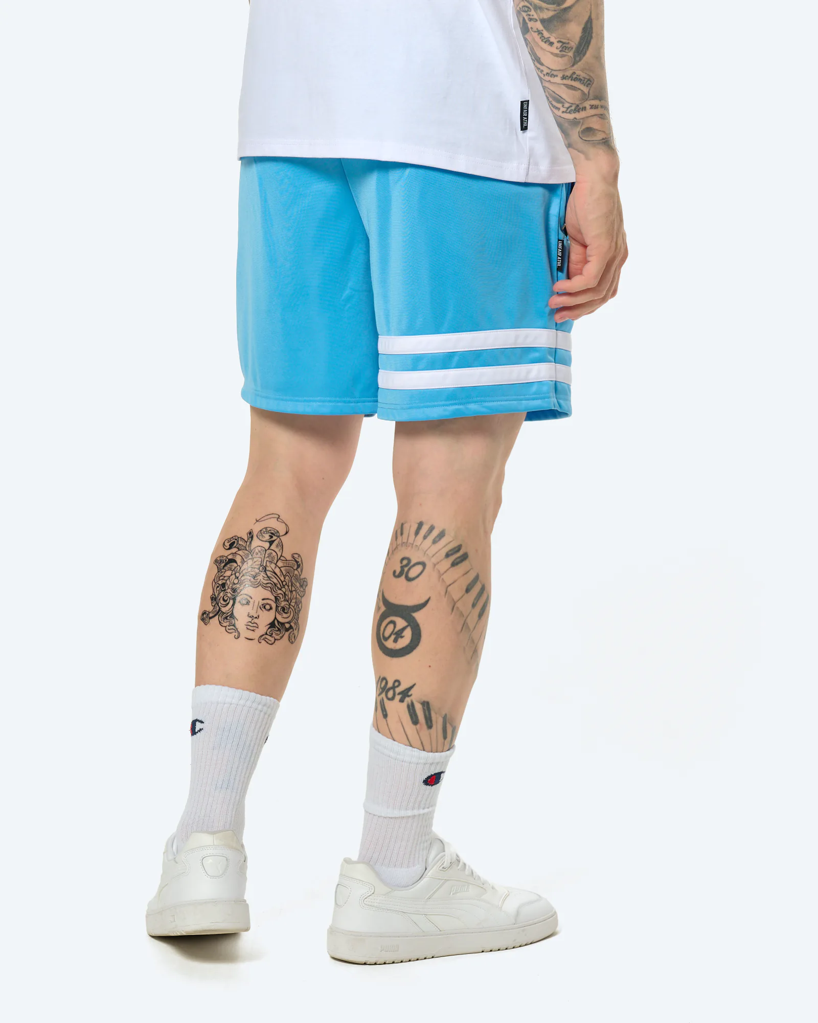 DMWU Athletic Shorts Skyblue