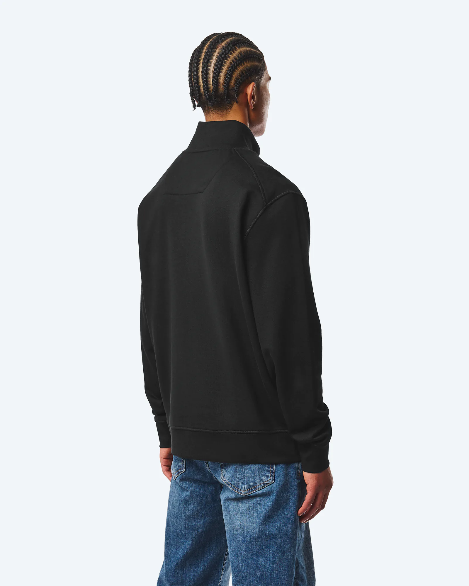 Kraviz 1/4 Zip Sweater Black
