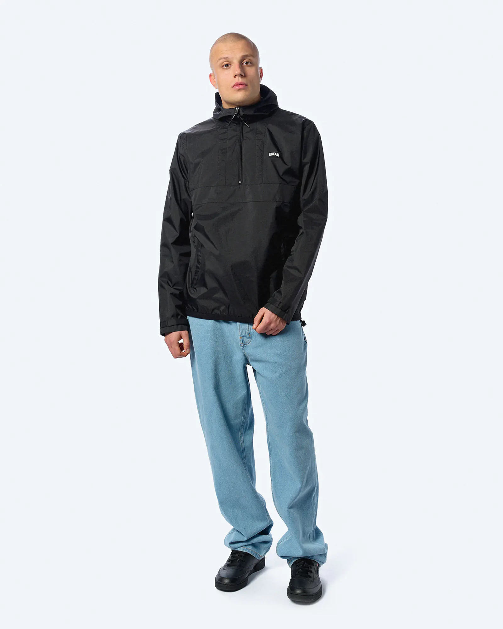 Unfair Athletics Ripstop Halfzip Jacket Black