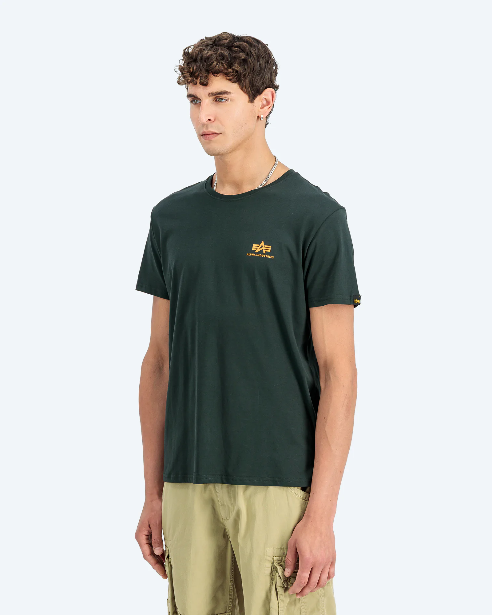 Basic T-Shirt Small Logo Dark Petrol