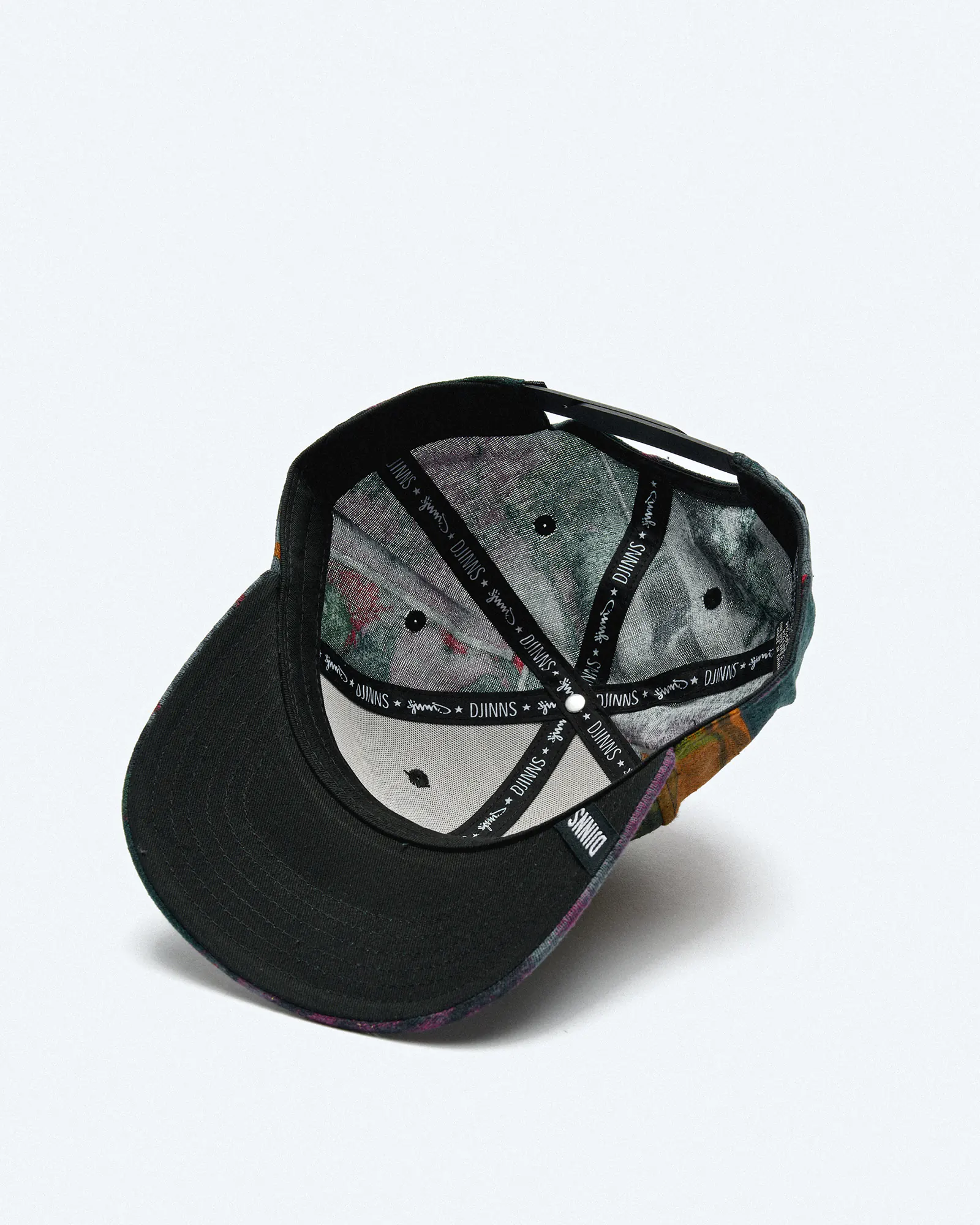 DJINNS 6 Panel TrueFit Cap ArtyAbstract Green/Wine DJINNS 6 Panel TrueFit Cap ArtyAbstract Green/Wine