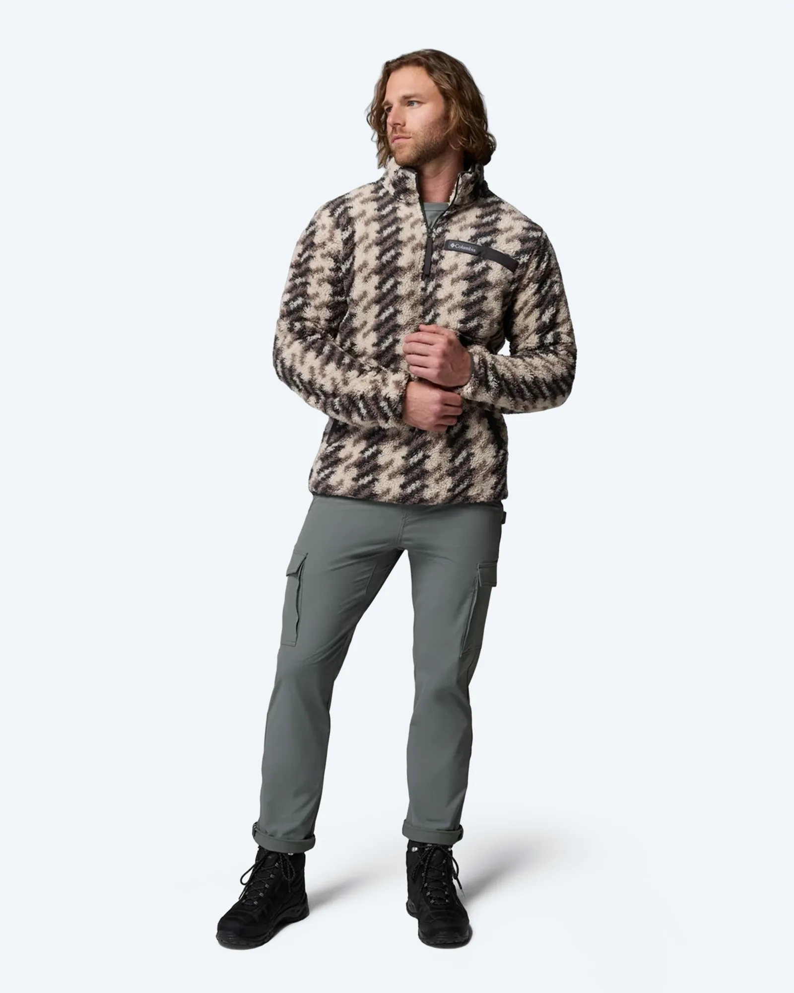 Rugged Ridge™ High Pile Half Zip Dark Stone Twills