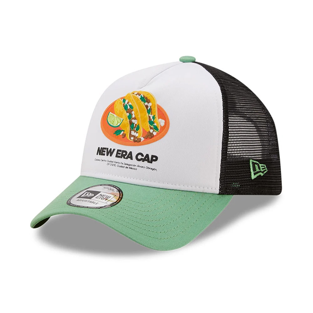 New Era 9FORTY Food Pack Trucker Cap Green / White / Tacos