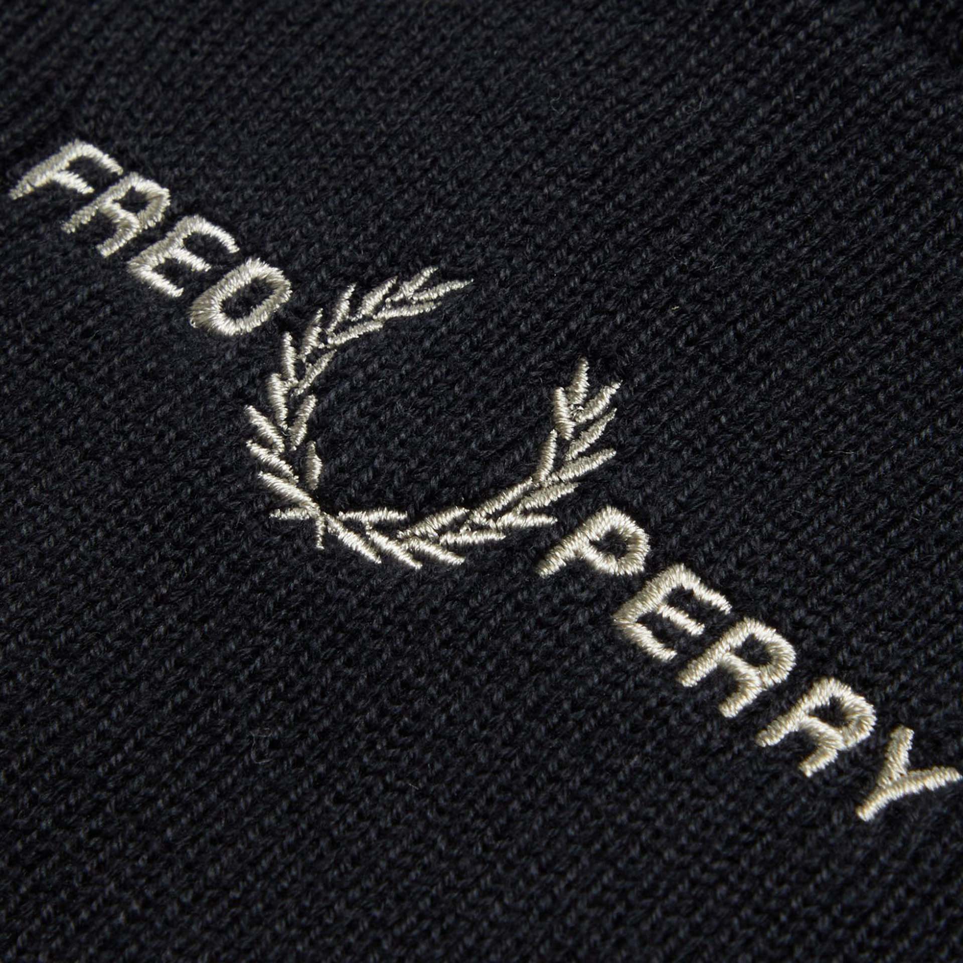 Fred Perry Graphic Beanie Black