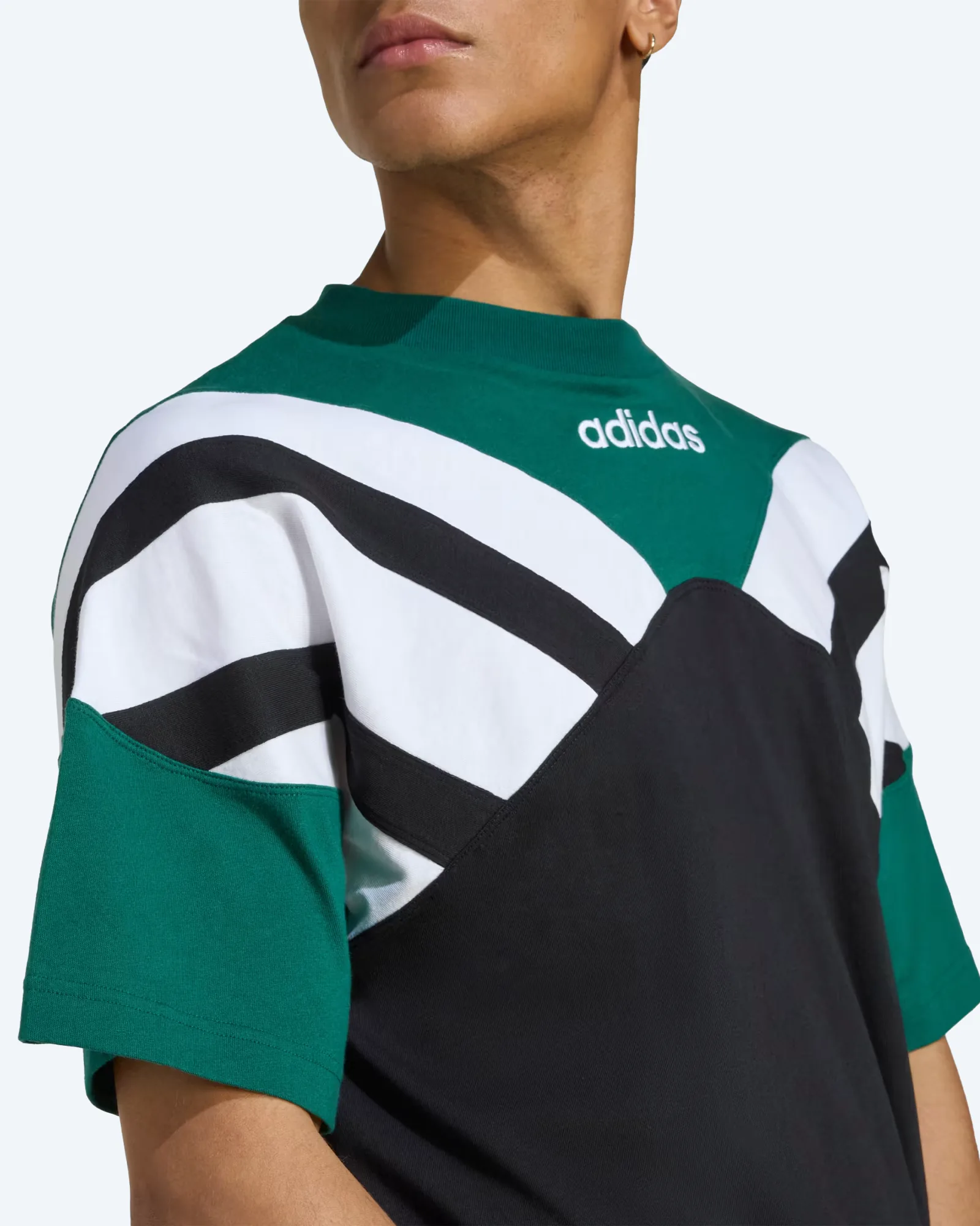 adidas Originals Cutline T-Shirt Black/Core Green