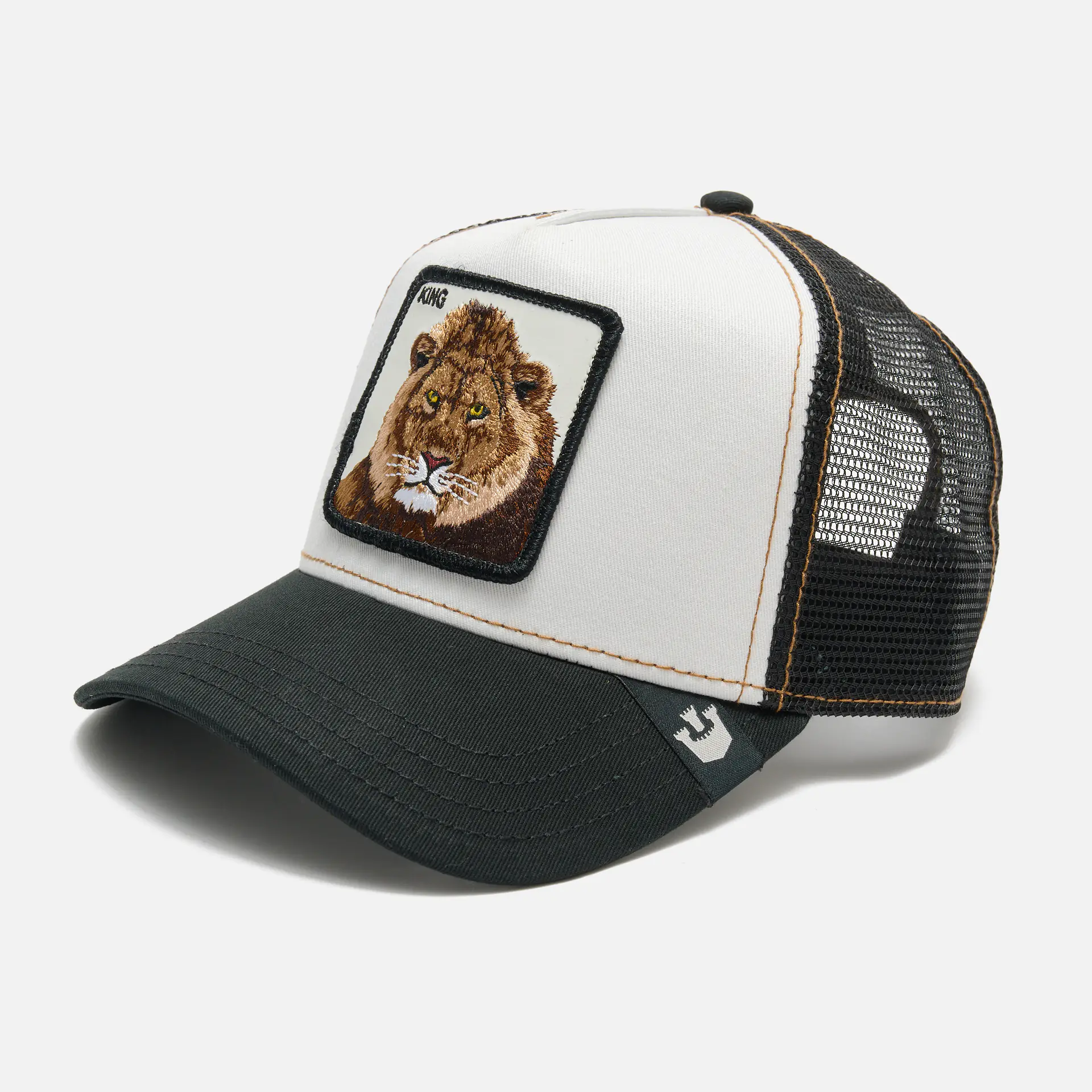 Goorin Bros The King Lion Trucker Cap Black