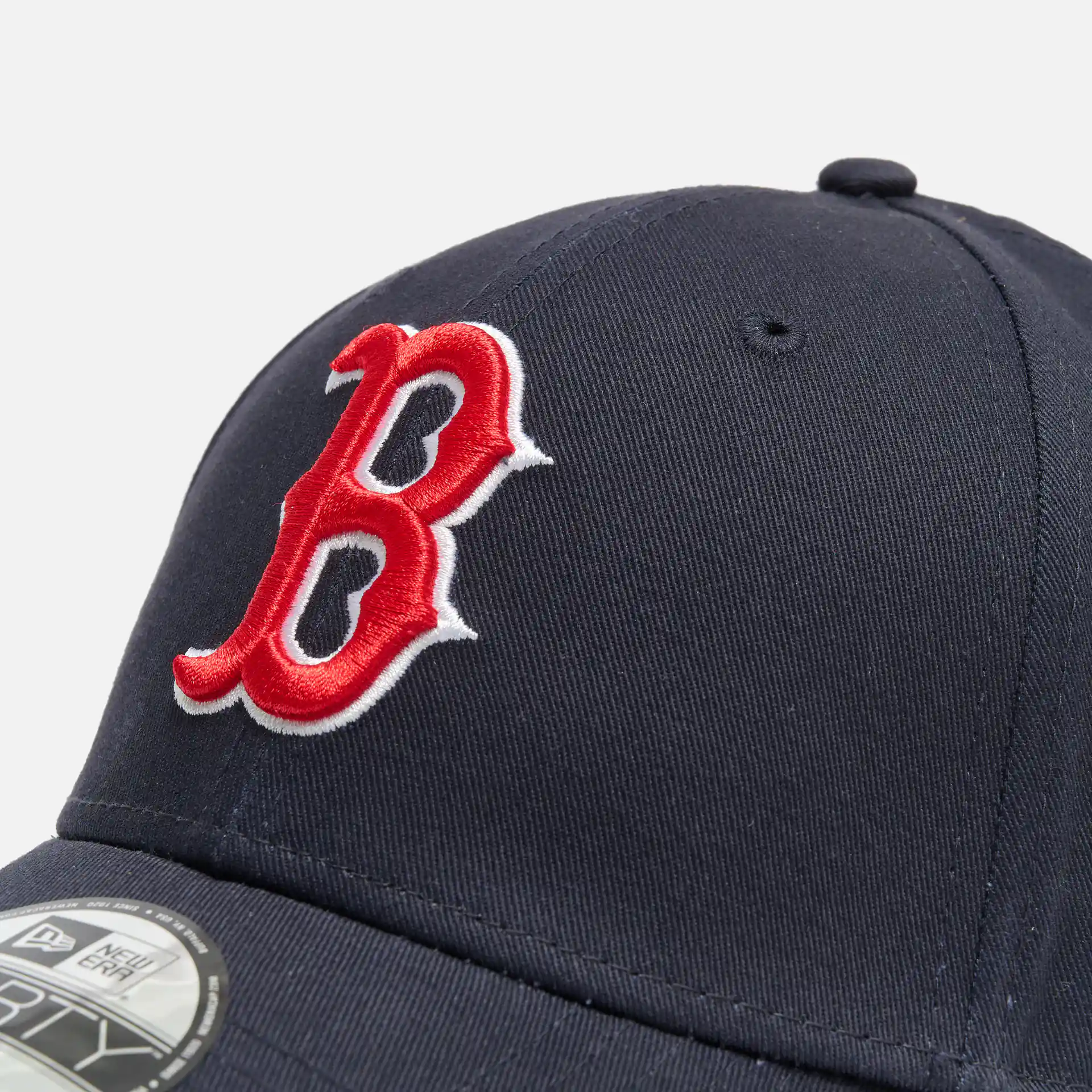 New Era MLB Boston Red Sox Team Side Patch 9Forty Strapback Cap Navy NVYSCA