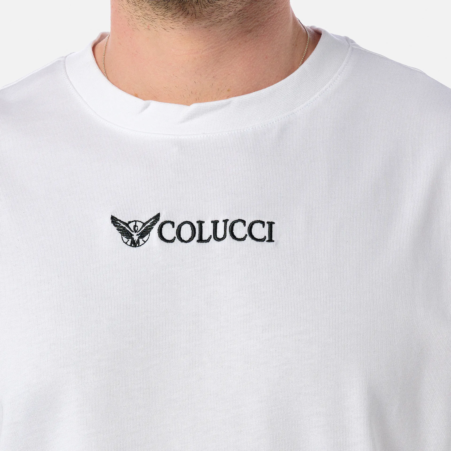 Colucci Logo T-Shirt Ikarus White/Black