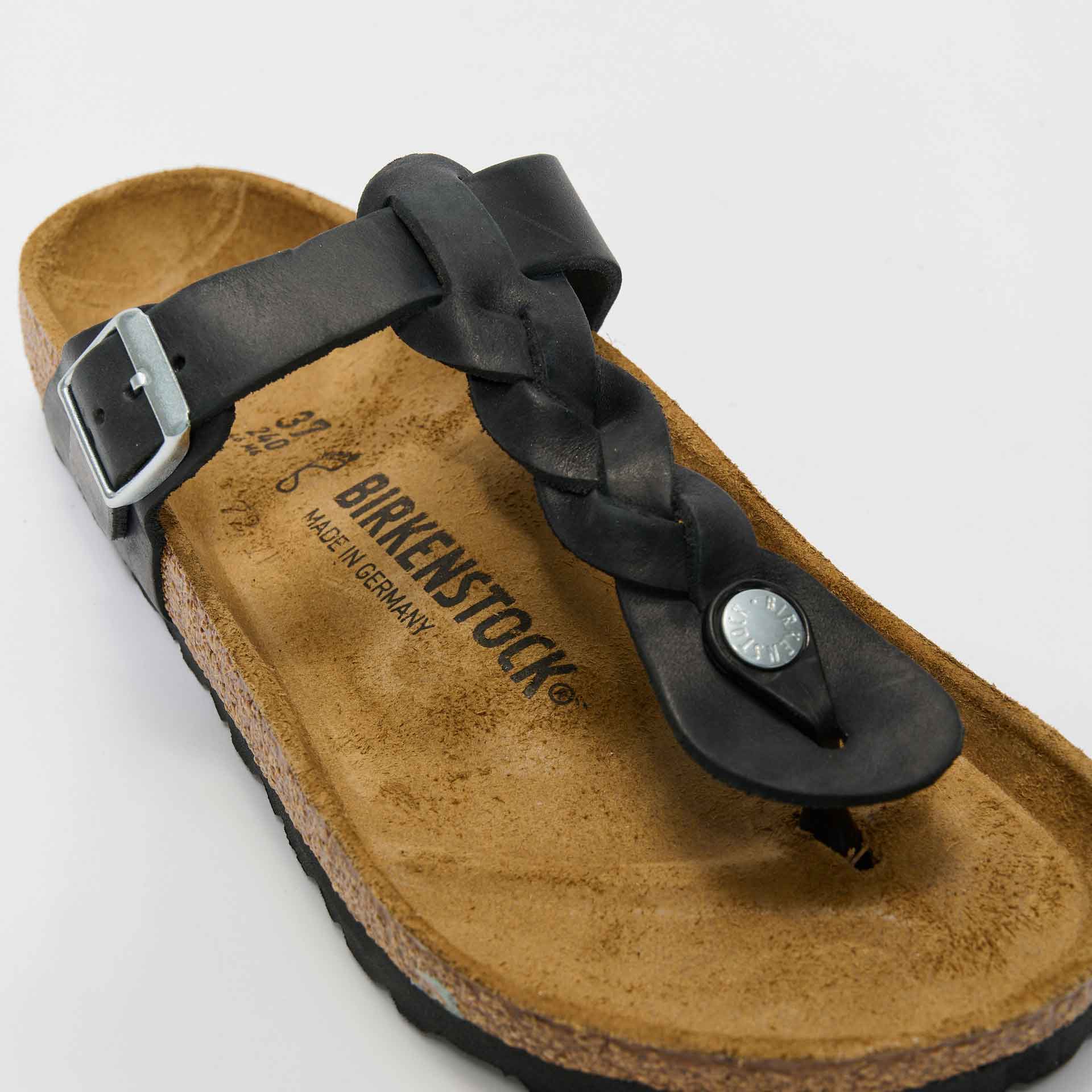 Birkenstock Gizeh Braided LEOI Sandals Black