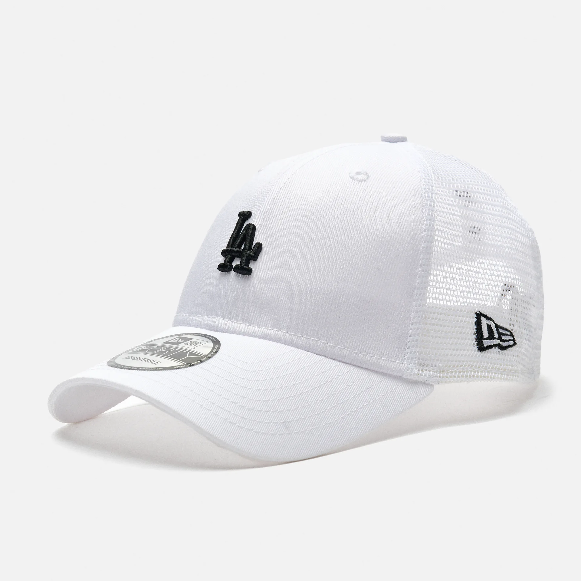 New Era MLB LA Dodgers 9Forty Trucker Strapback Cap White/Black