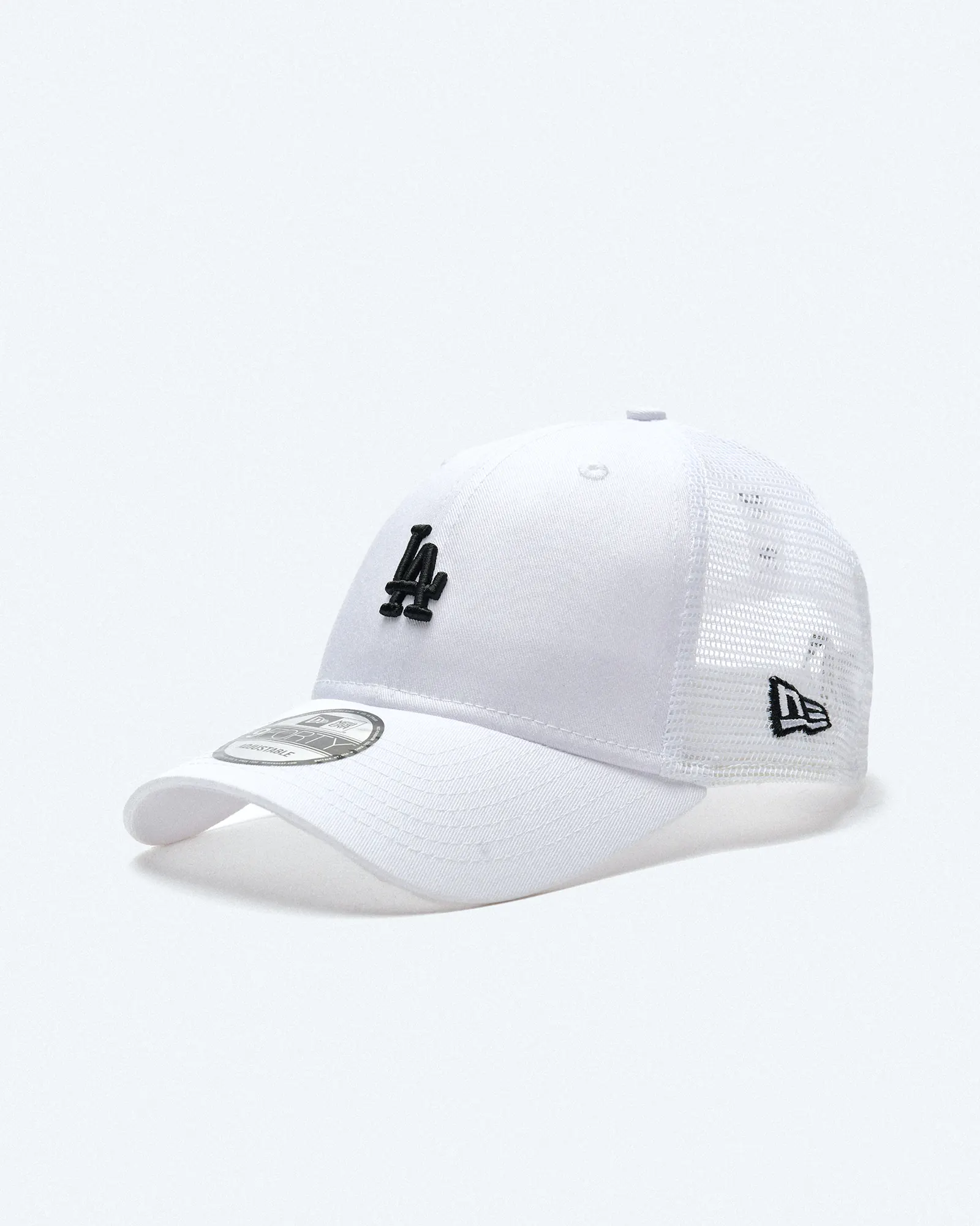 New Era MLB LA Dodgers 9Forty Trucker Strapback Cap White Black