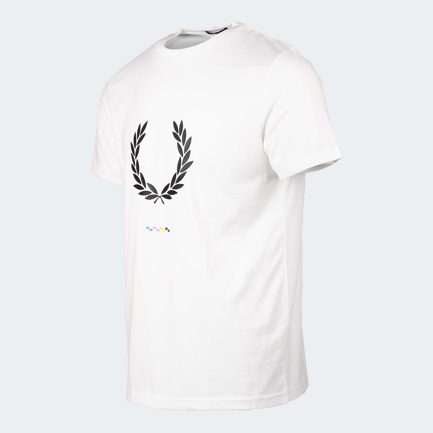 Fred Perry T-Shirt mit Logo-Print und Registration-Print Snow White