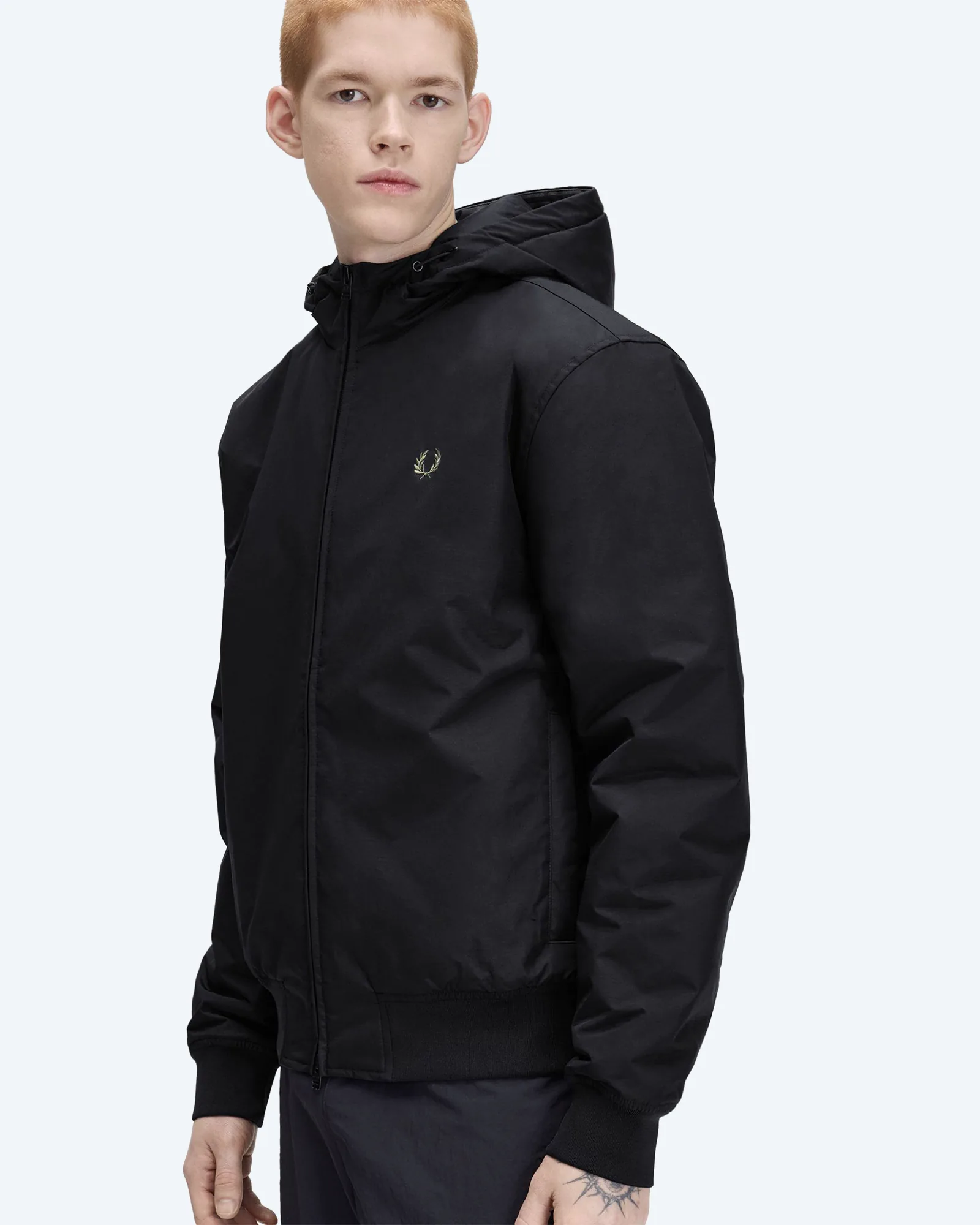 Hooded Brentham Jacket Black