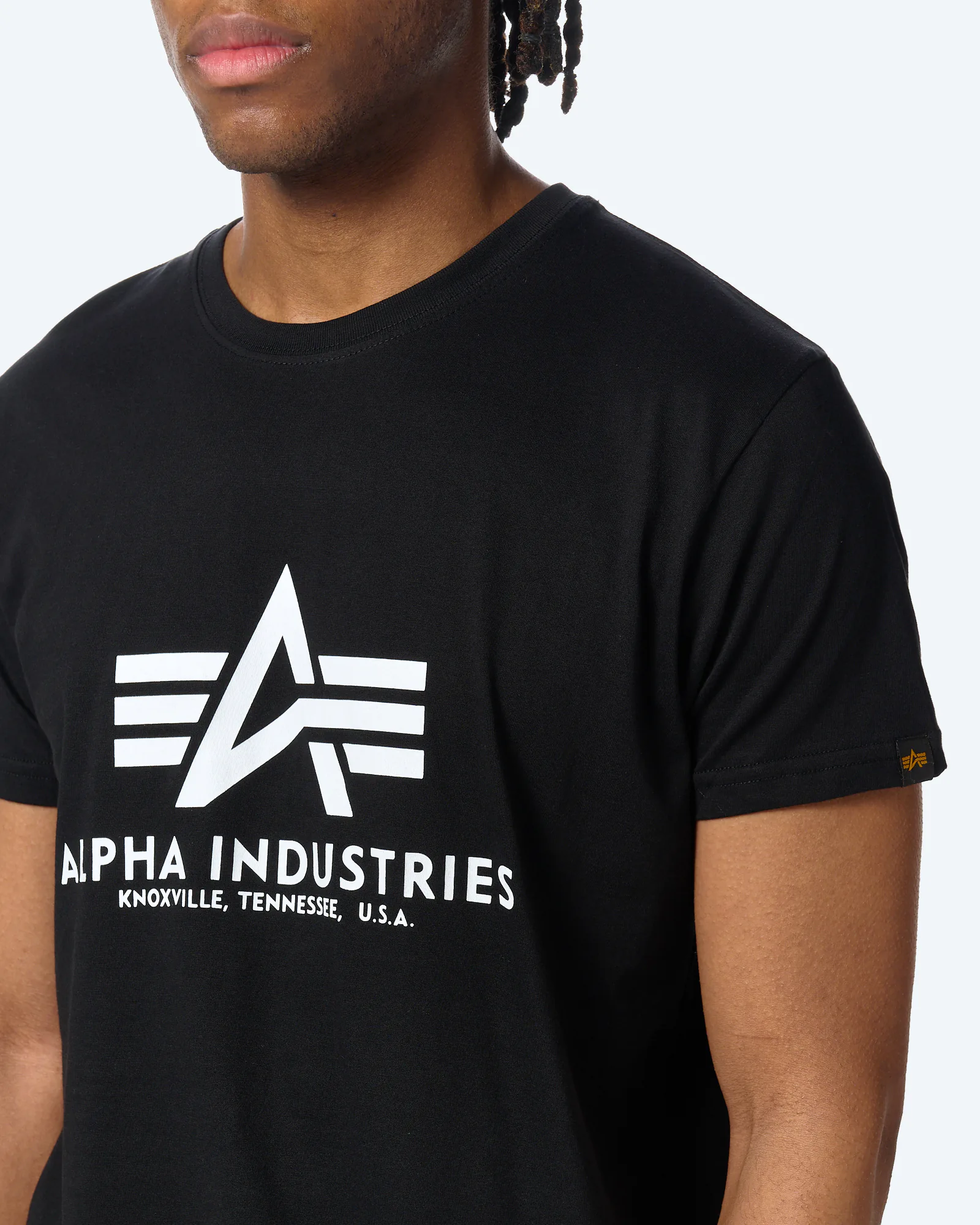 Alpha Industries Basic T ML T-shirt voor mannen Olive Alpha Industries Basic T ML T-shirt voor mannen Olive