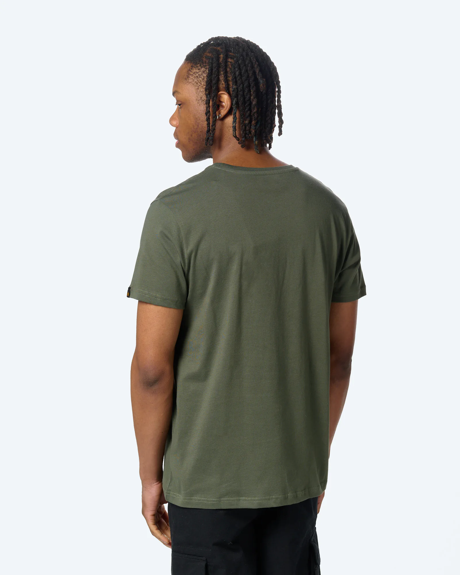 Alpha Industries Basic T-Shirt Small Logo Dark Olive