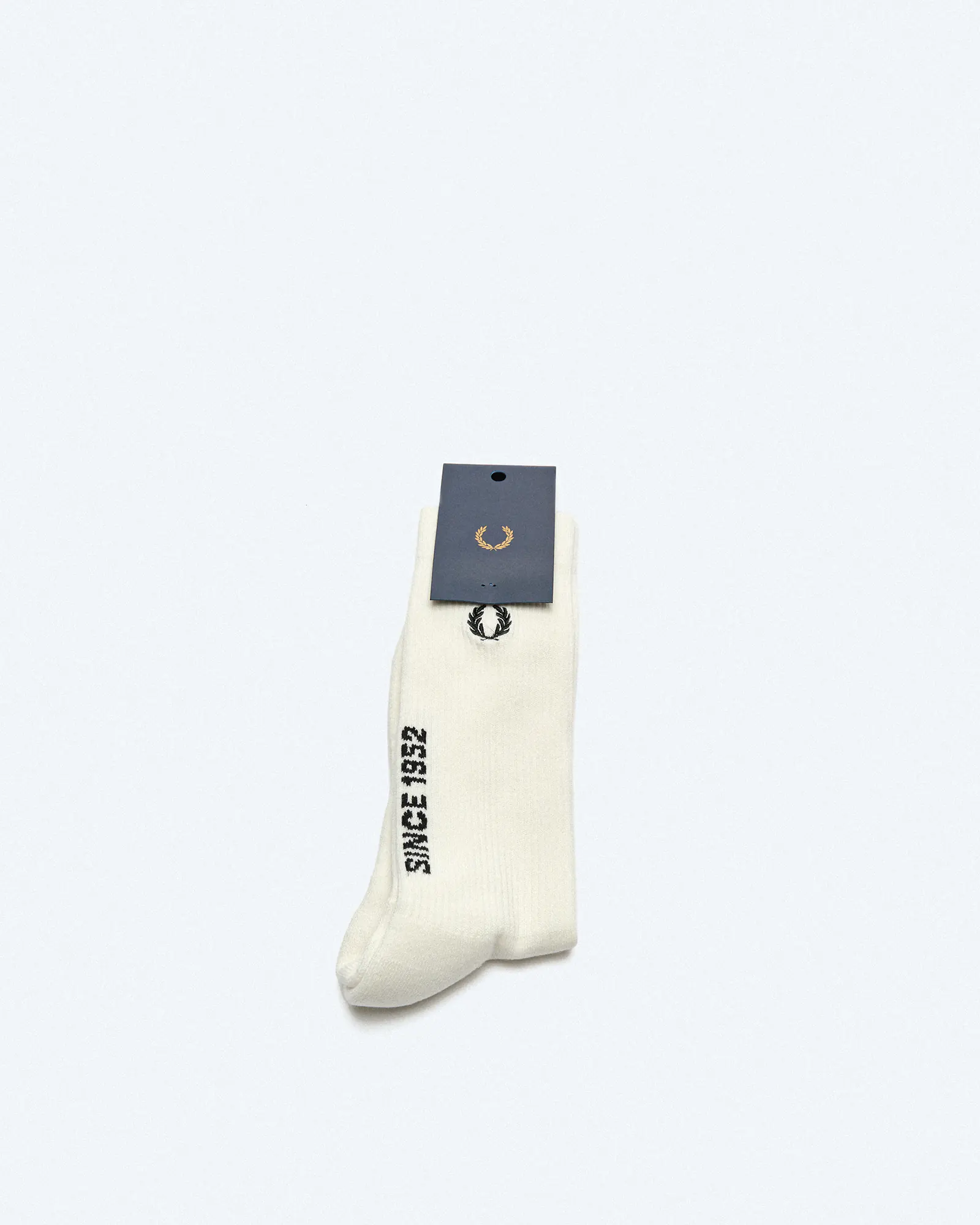 Fred Perry Bold Branding Sock Snow White