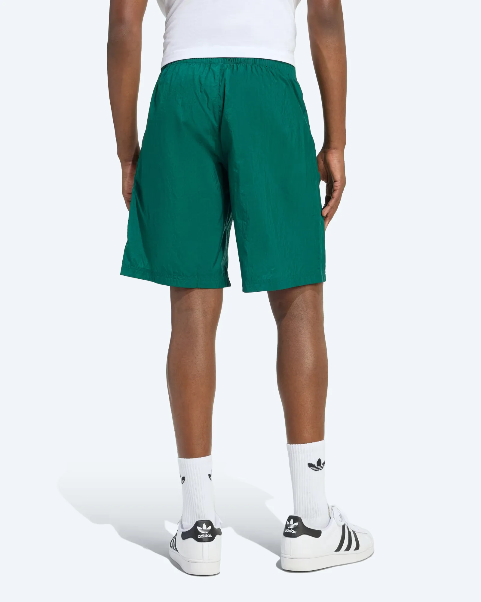 adidas Adicolor Blocked Shorts Core Green/White