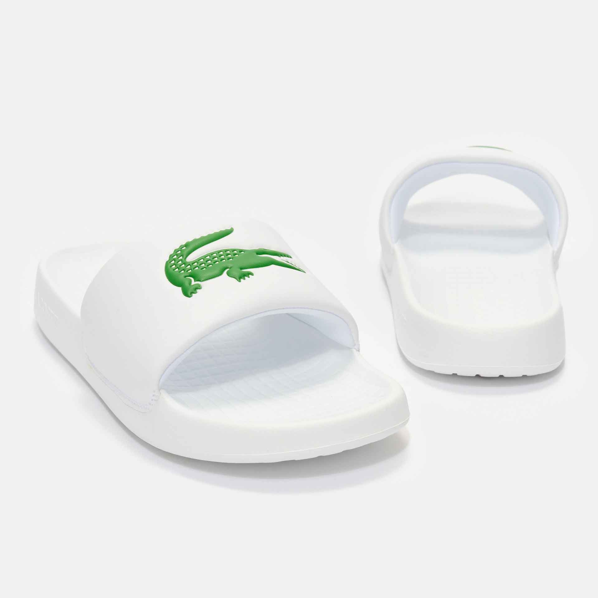 Lacoste Croco 1.0 Slides White/Green