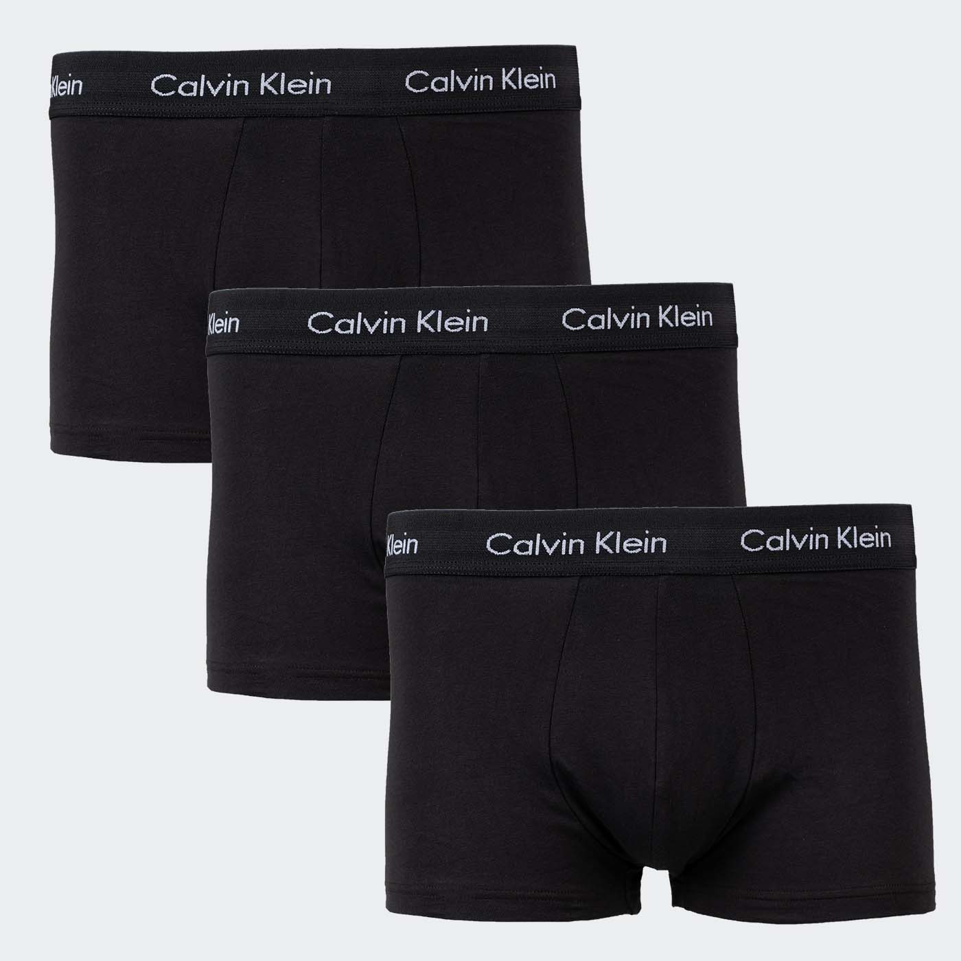 Calvin Klein 3P Low Rise Trunk Black