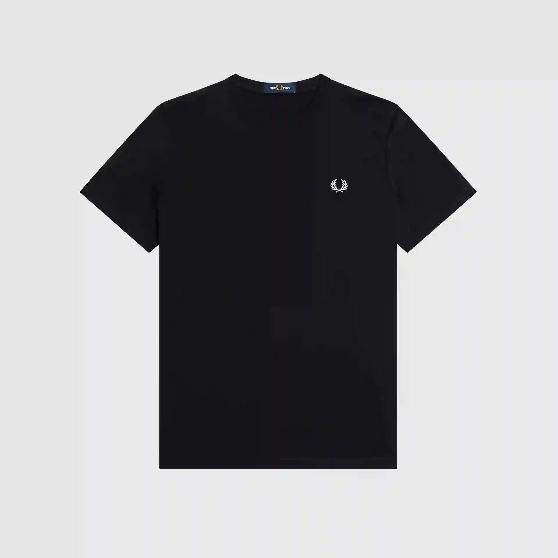 Fred Perry Glitched Laurel Wreath Graphic T-Shirt Black