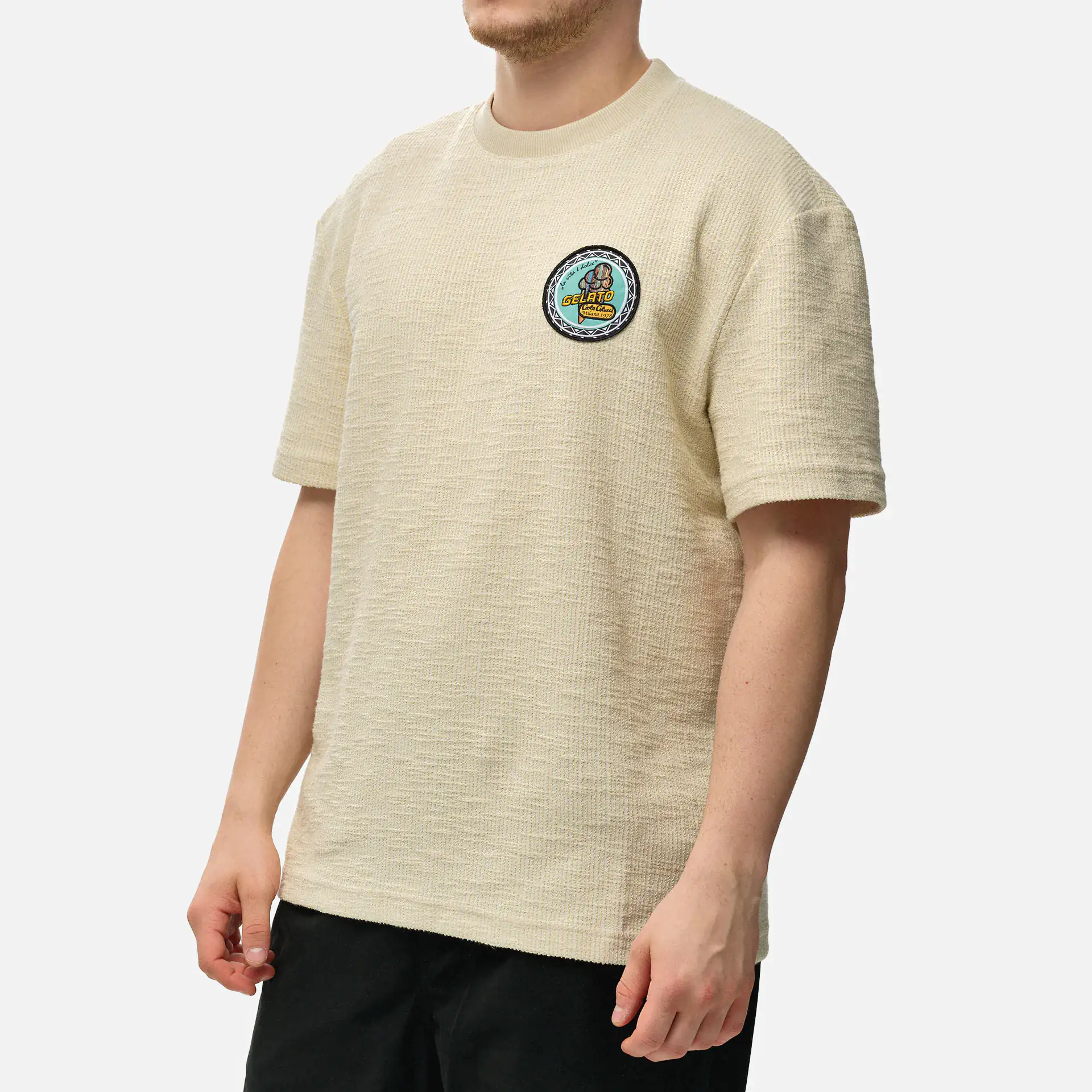 Carlo Colucci Gelato Oversized T-Shirt Beige