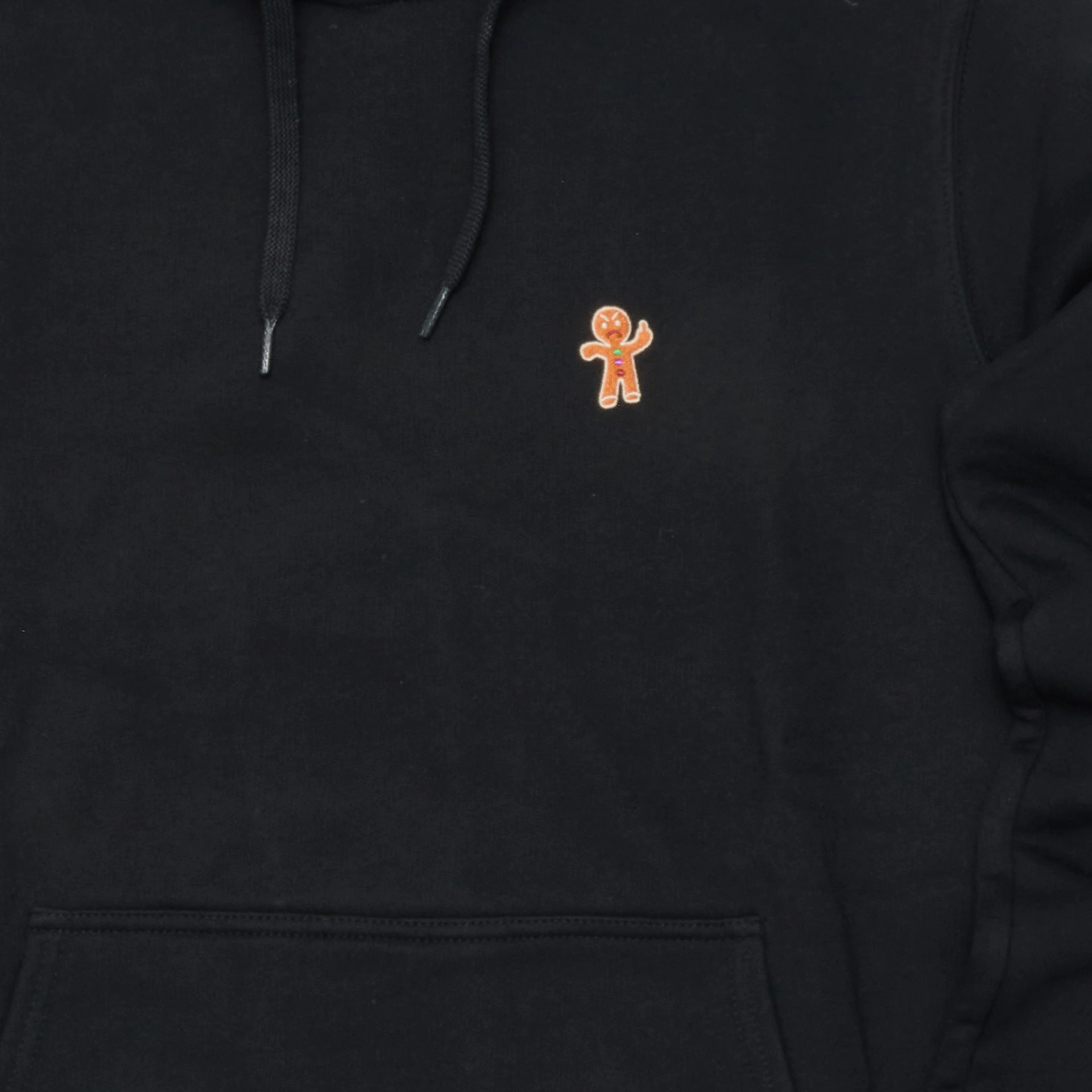 Iriedaily Cookieman Embroidered Hoodie Black