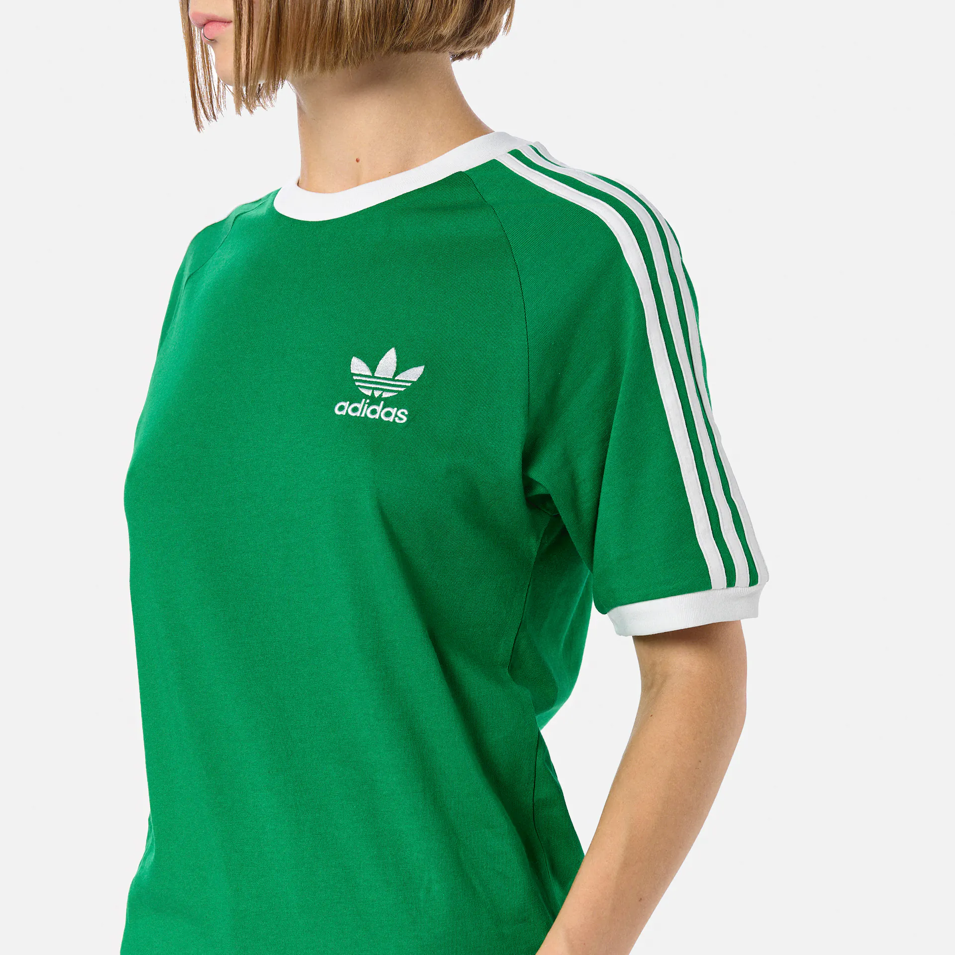 Adidas 3 - Stripes Tee Green