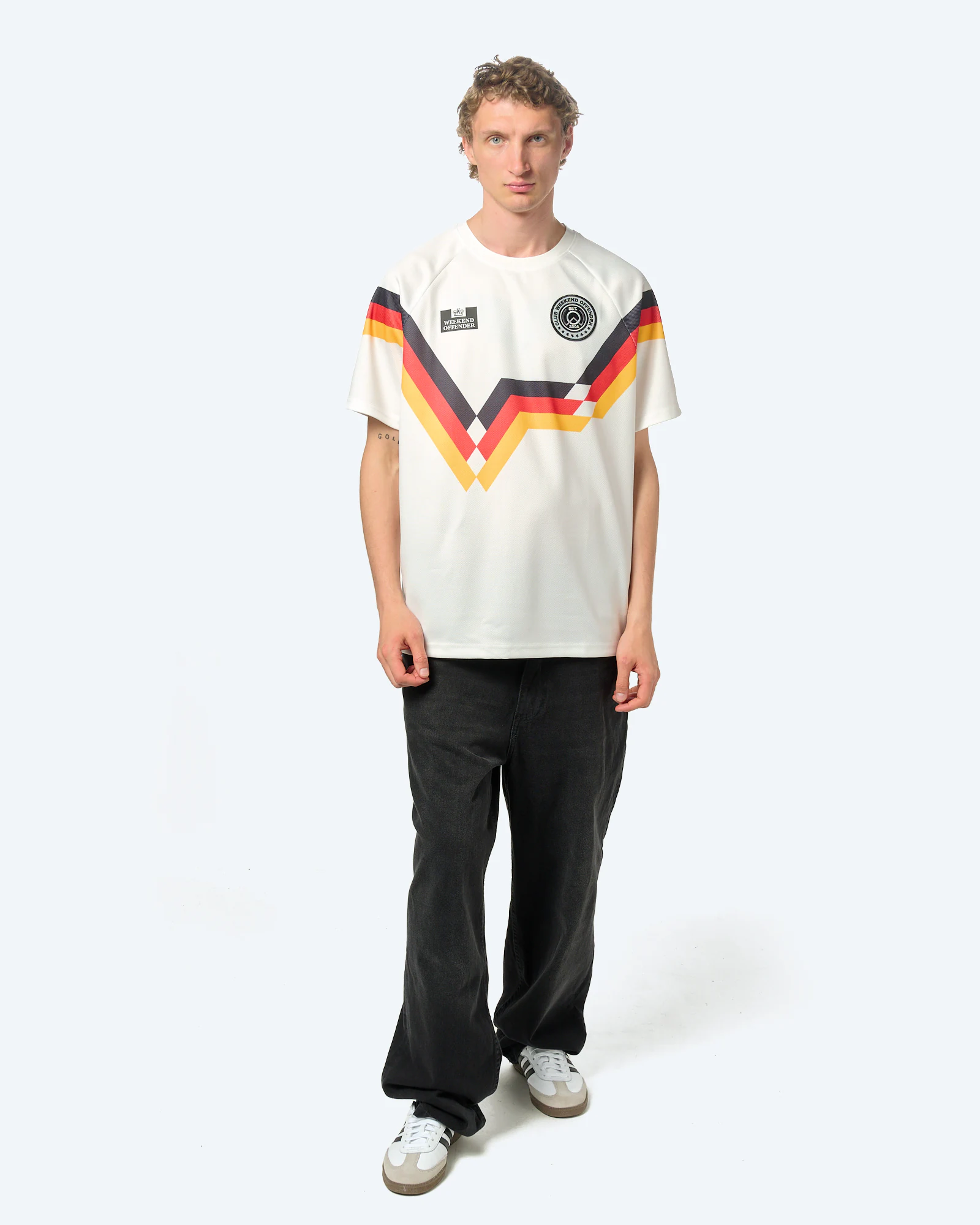 Weekend Offender GERMANY FOOTBALL T-Shirt White