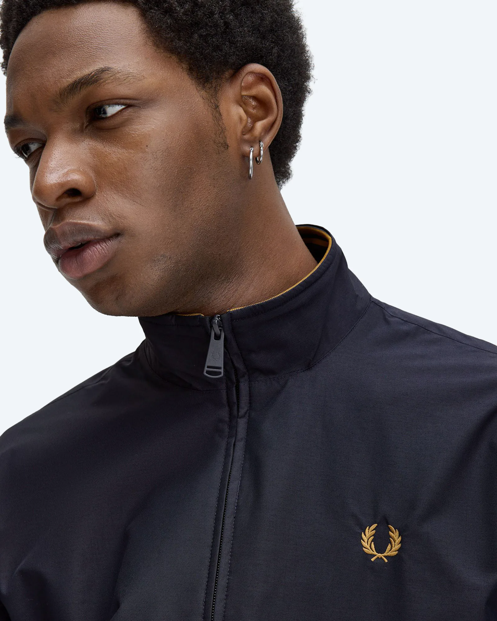 Fred Perry Brentham Jacket Navy