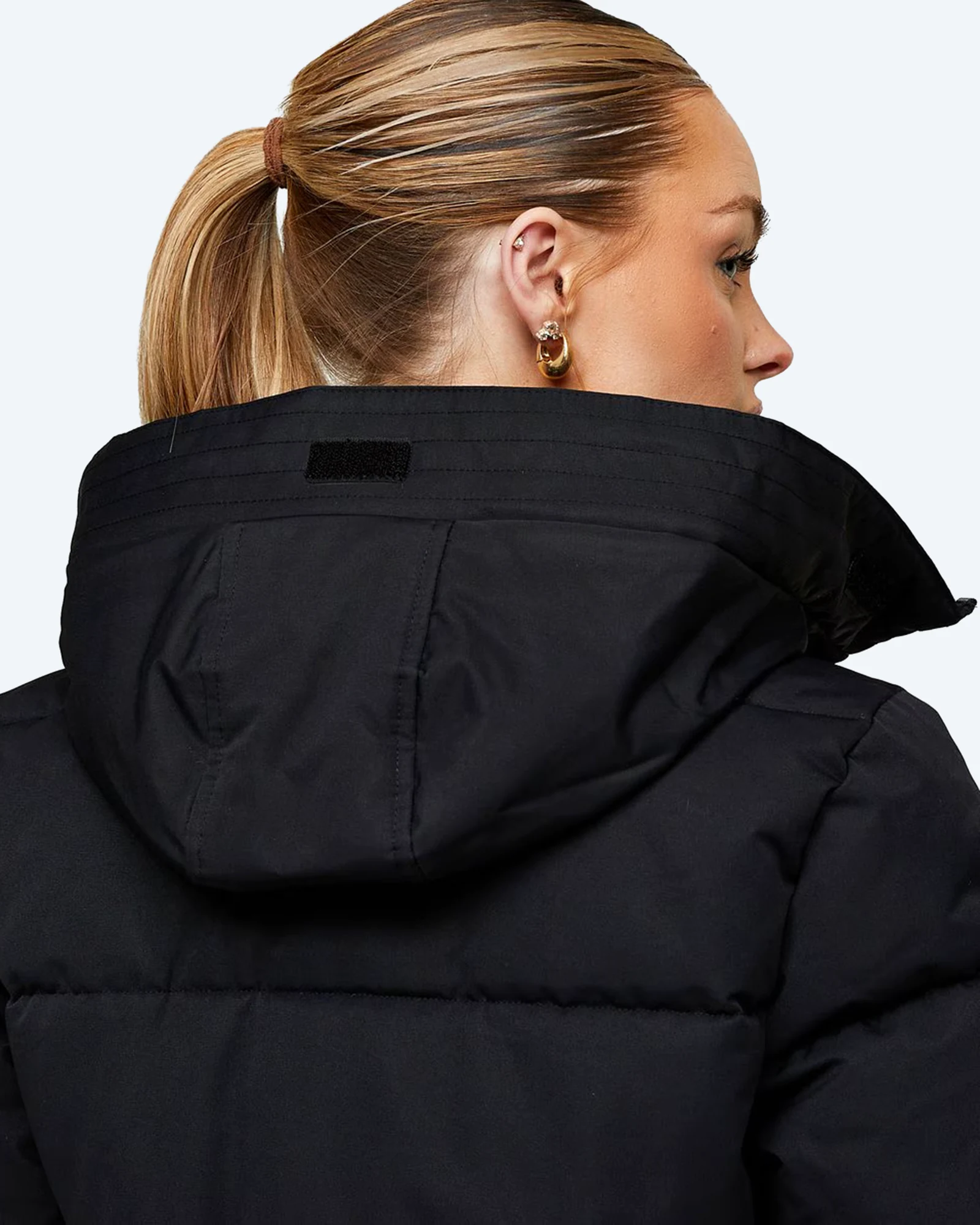 Zavetti Canada Goshawa Puffer Parka Jacket Black
