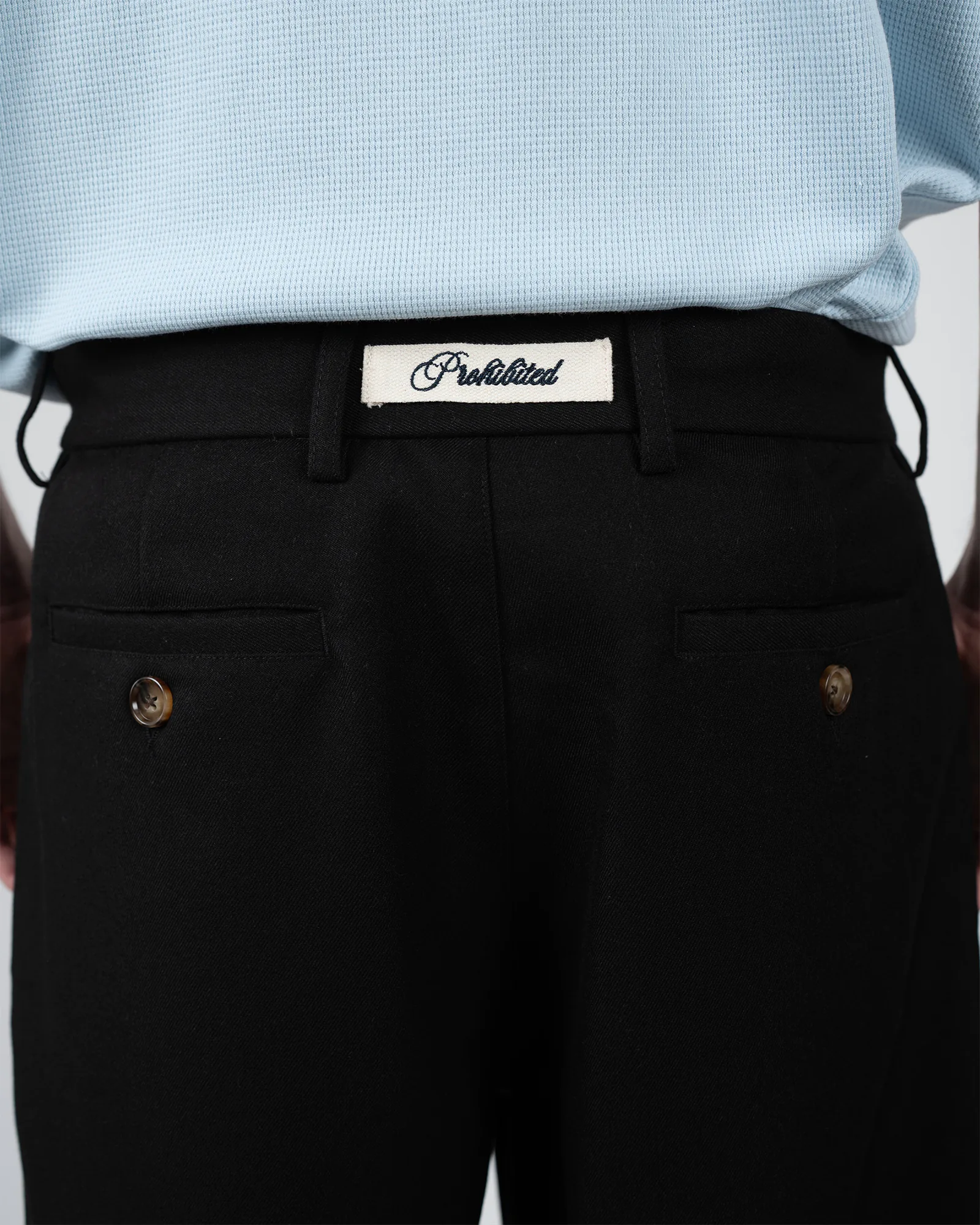 Prohibited Newport Pleated Shorts Black