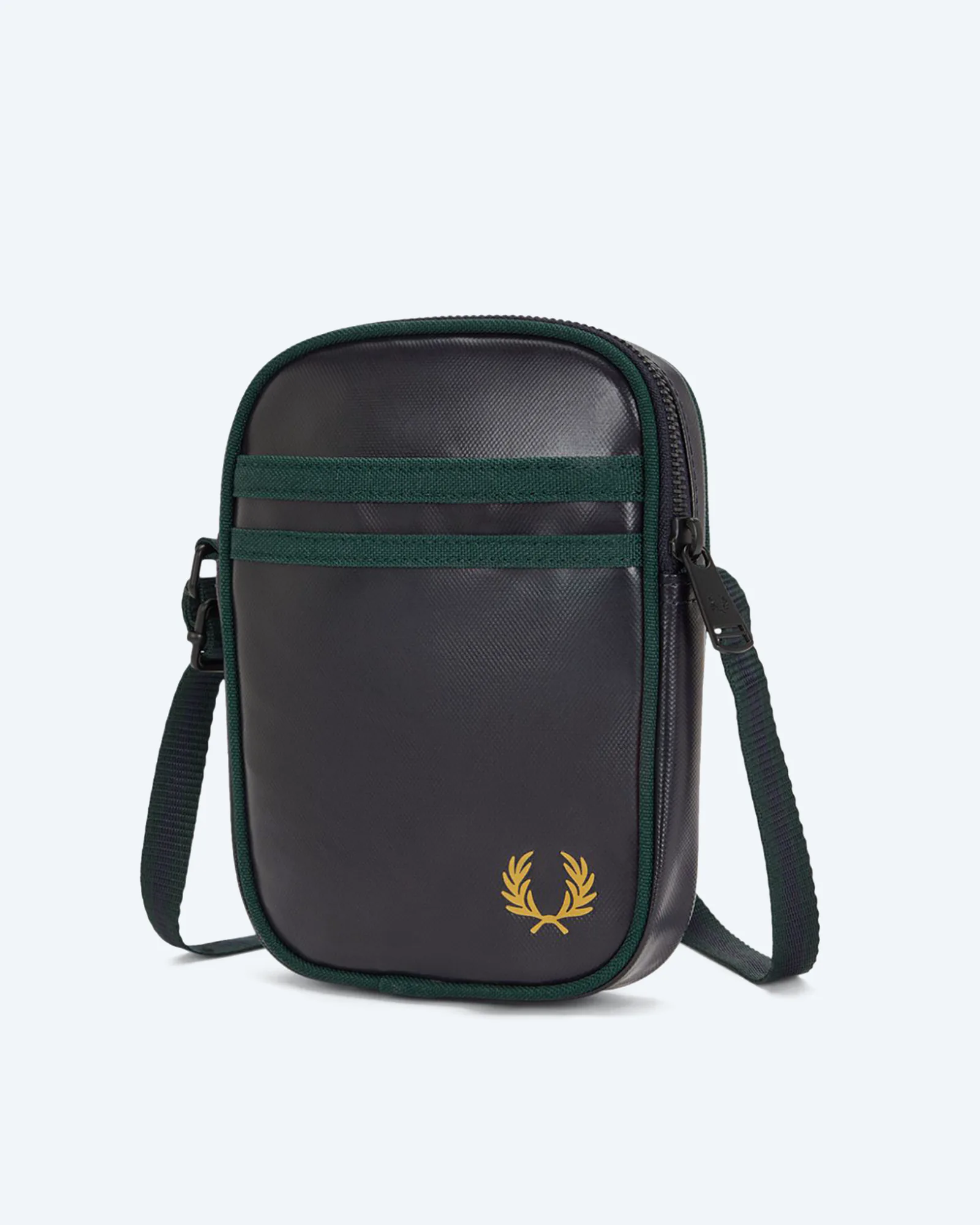 Fred Perry Classic Small Side Bag Navy/Grassroots