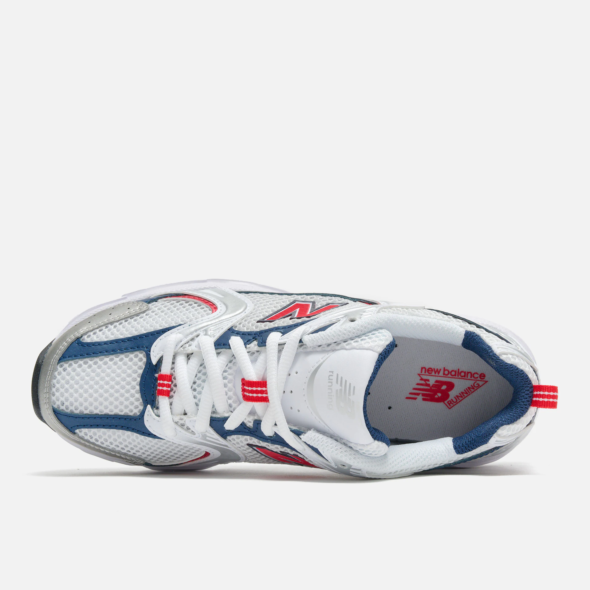 New Balance MR530LO Sneaker White/Silver Metallic/Navy