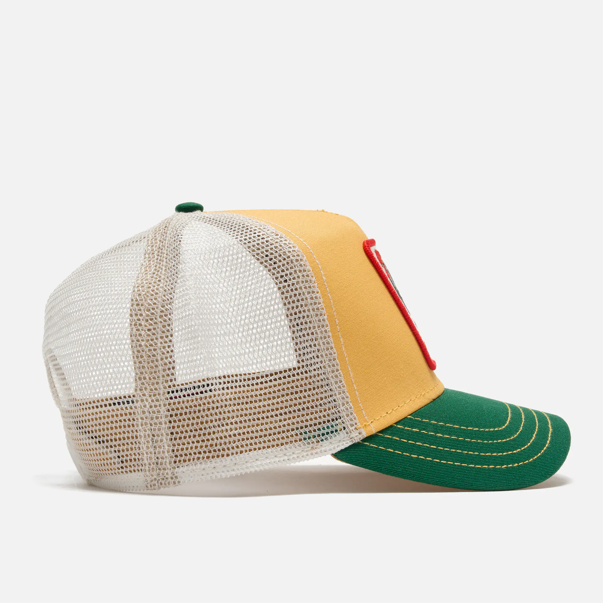 Goorin Bros The Cock Baseball Trucker Cap Yellow