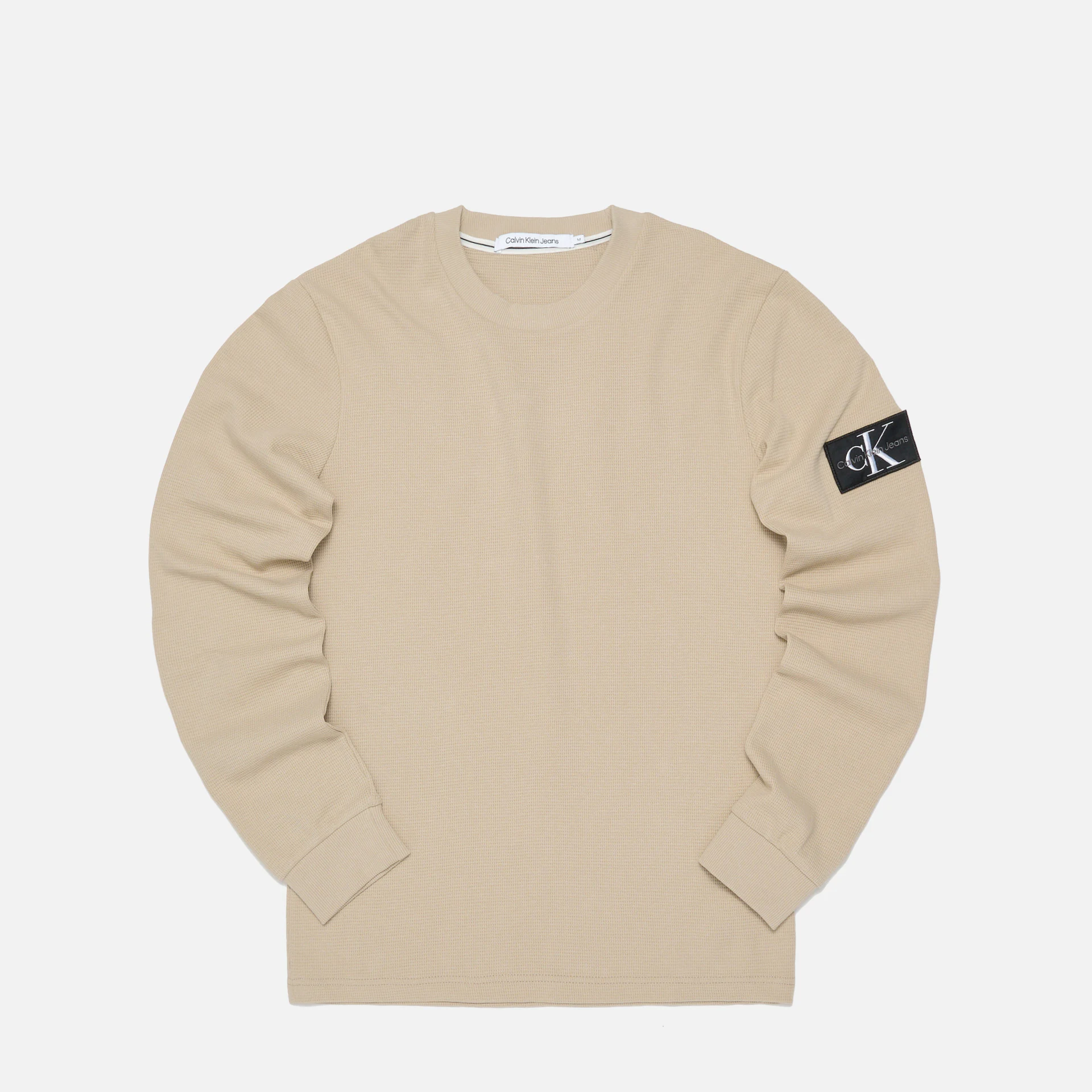 Calvin Klein Jeans Waffle Longsleeve Plaza Taupe