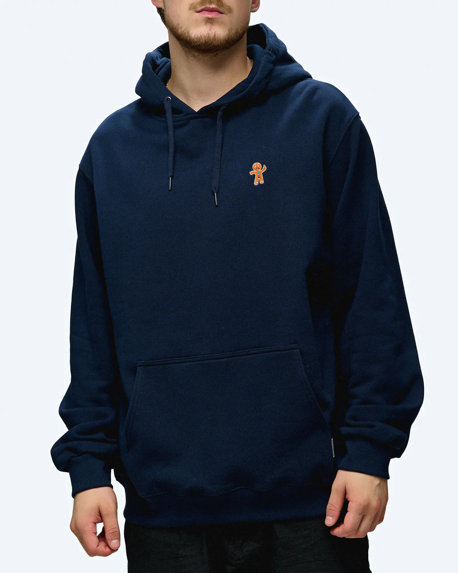 Iriedaily Cookieman Embroidered Hoodie Midnight Iriedaily Cookieman Embroidered Hoodie Midnight