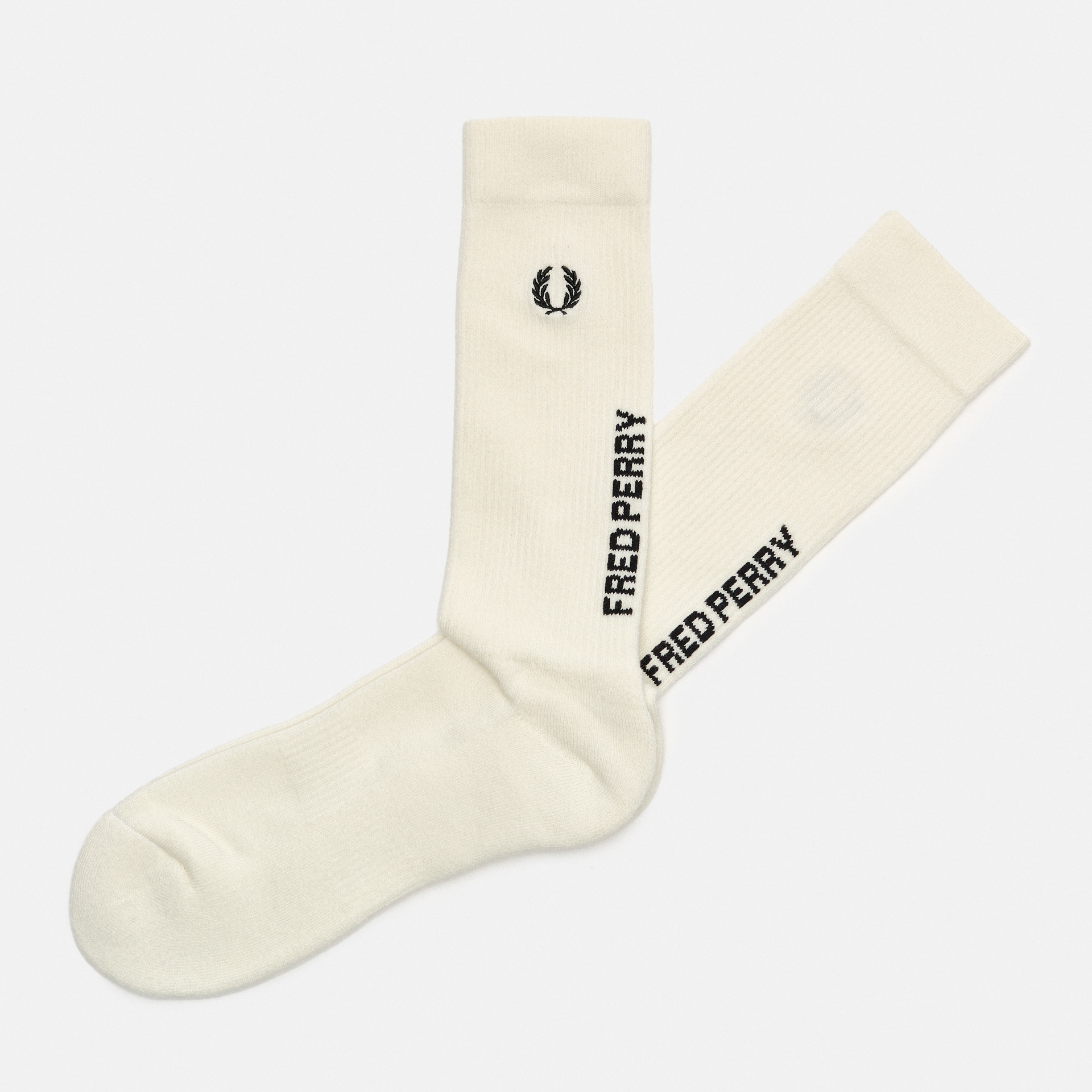 Fred Perry Bold Branding Sock Snow White