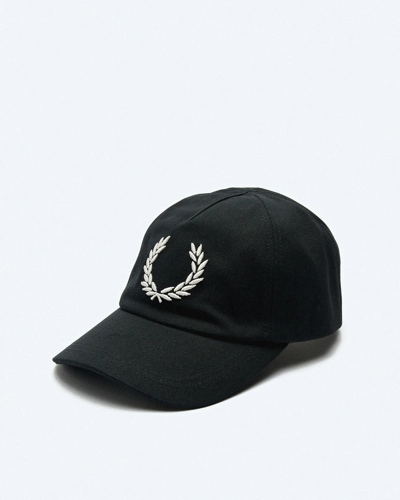 Fred Perry Bold Branding Canvas Cap Black/Snow White