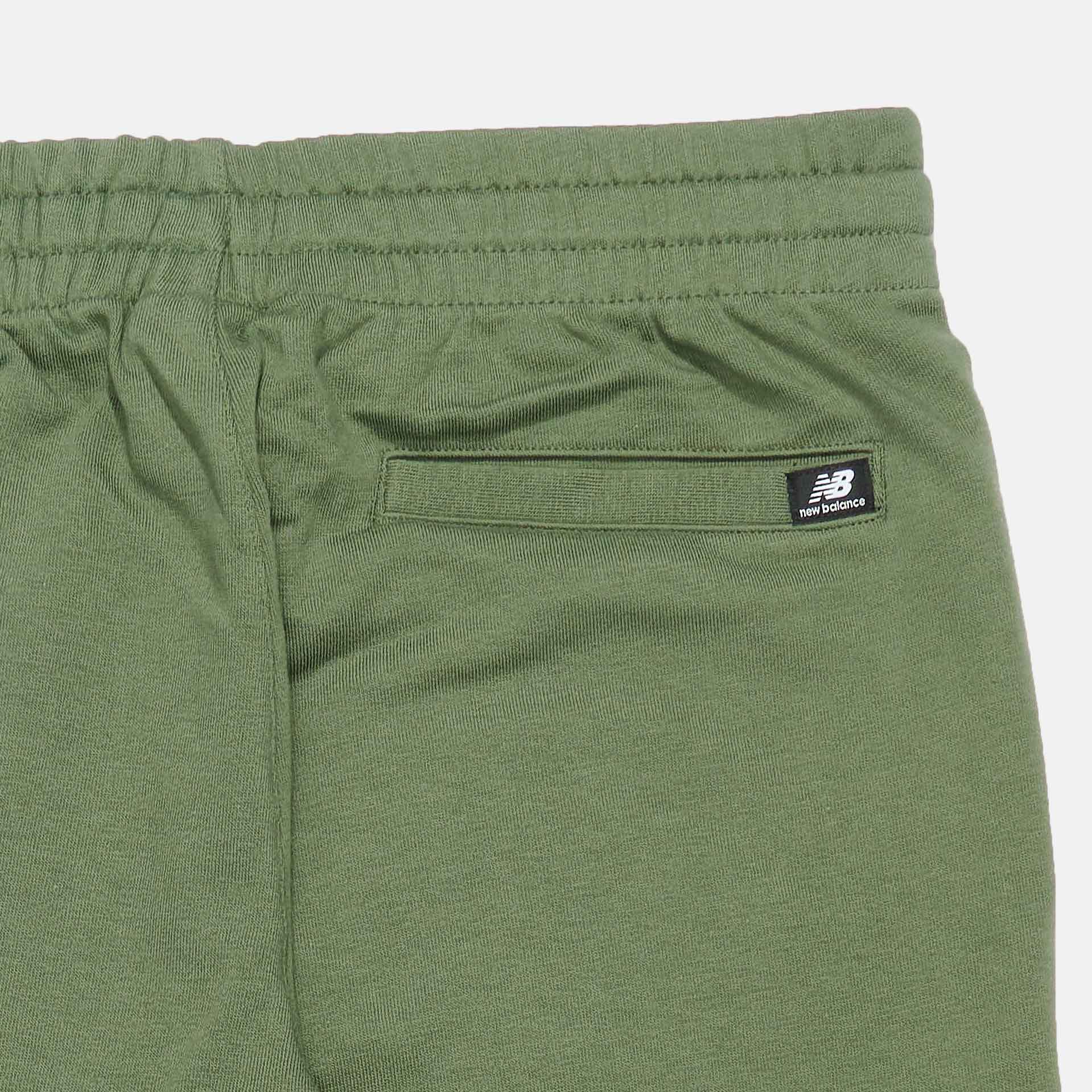 New Balance Essentials Stacked Logo French Terry Sweatpant Dark Olive