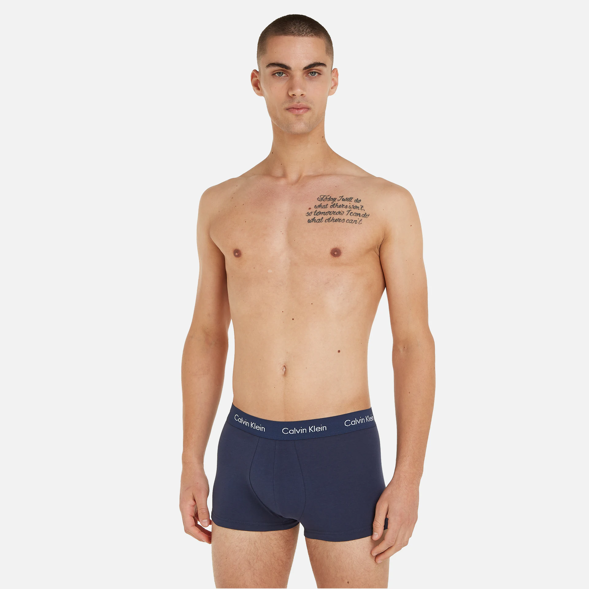 Calvin Klein 3Pack Low Rise Trunk Black/Blueshadow/Cobaltwater