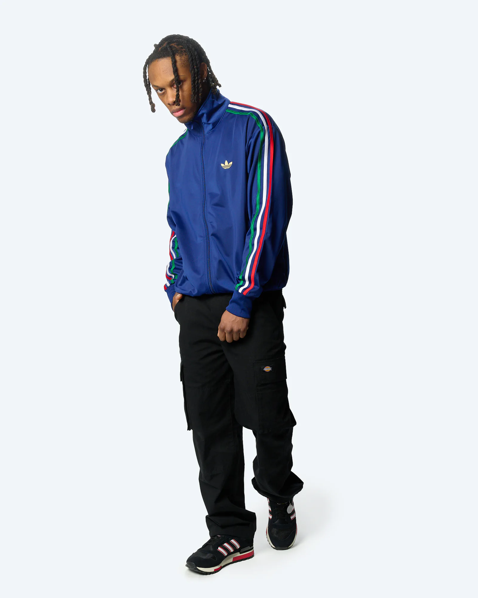 Adidas Firebird Track Jacket Italia Blue/Green/White