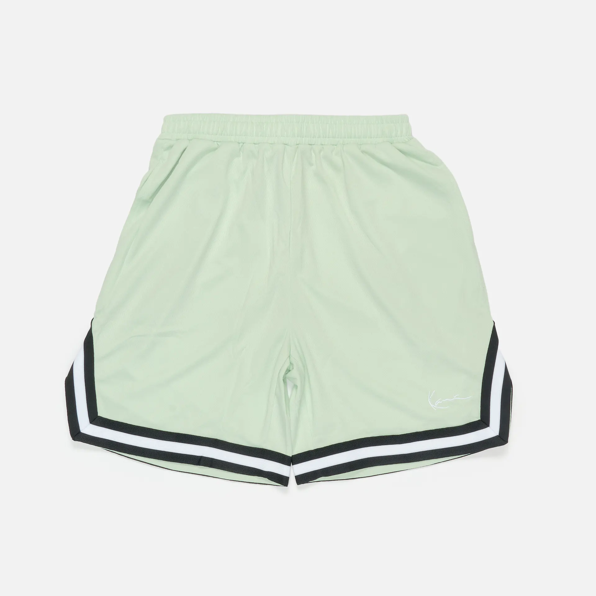 Karl Kani Small Signature Essential Mesh Shorts Light Green