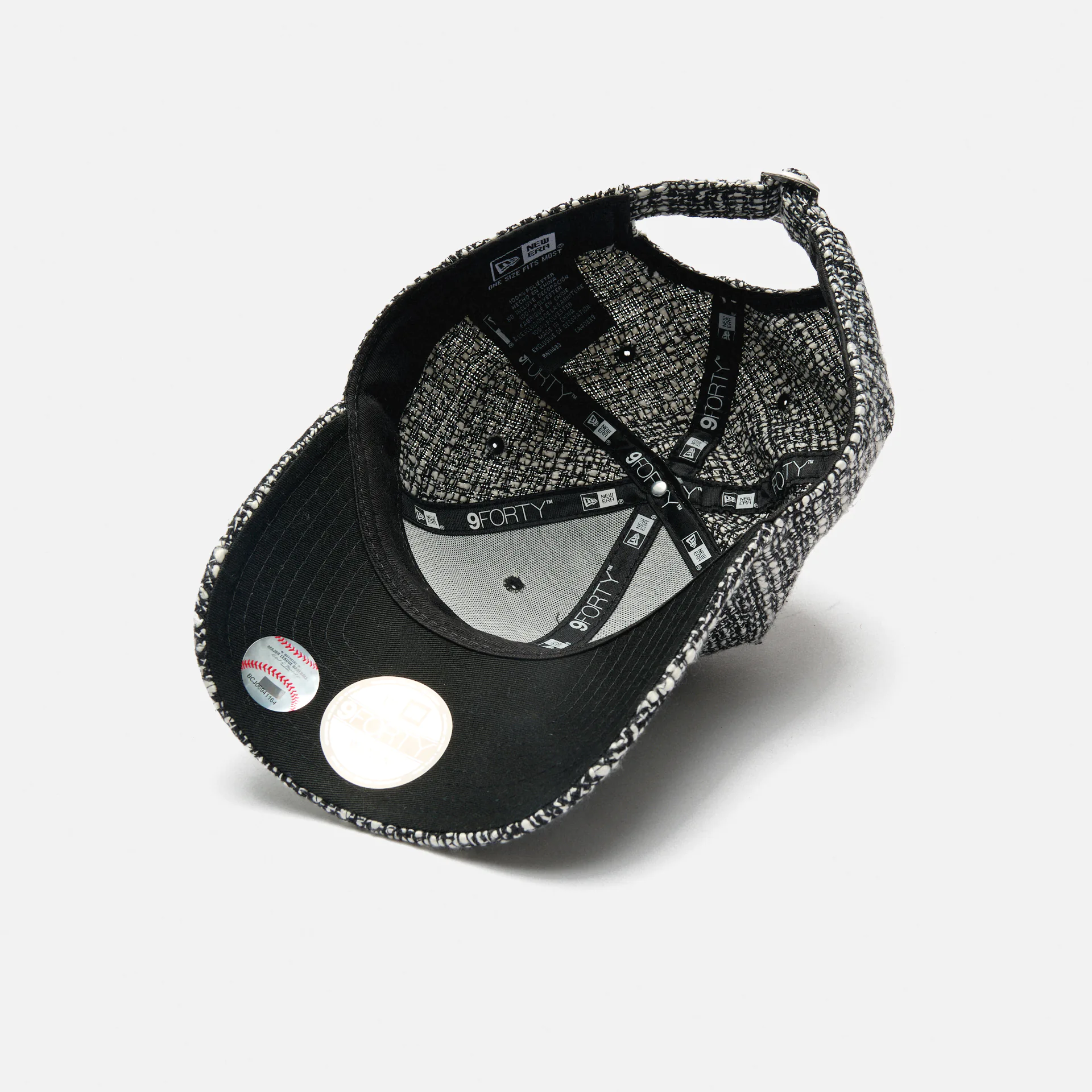 New Era MLB Summer Tweed NY Yankees Black/White