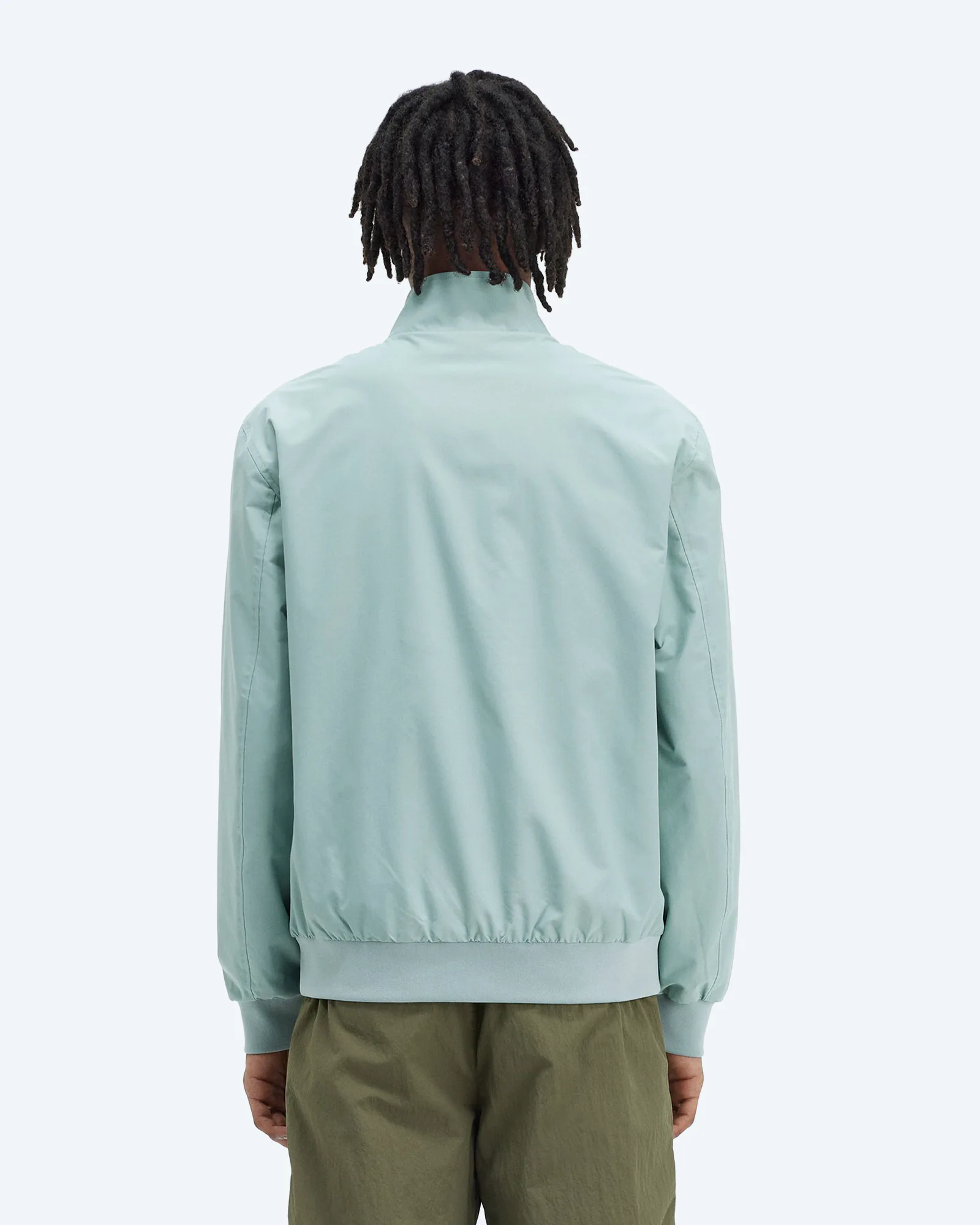Fred Perry Brentham Jacket Silver Blue